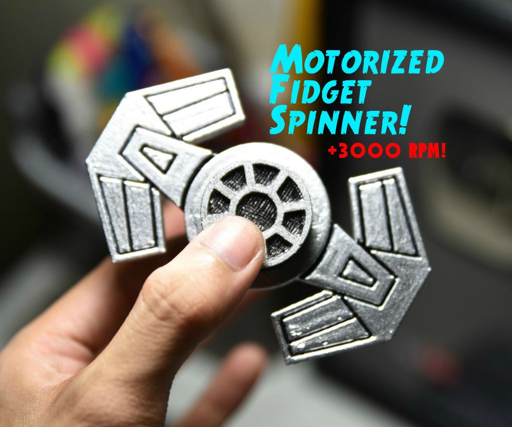 DIY Motorized Fidget Spinner! : 16 