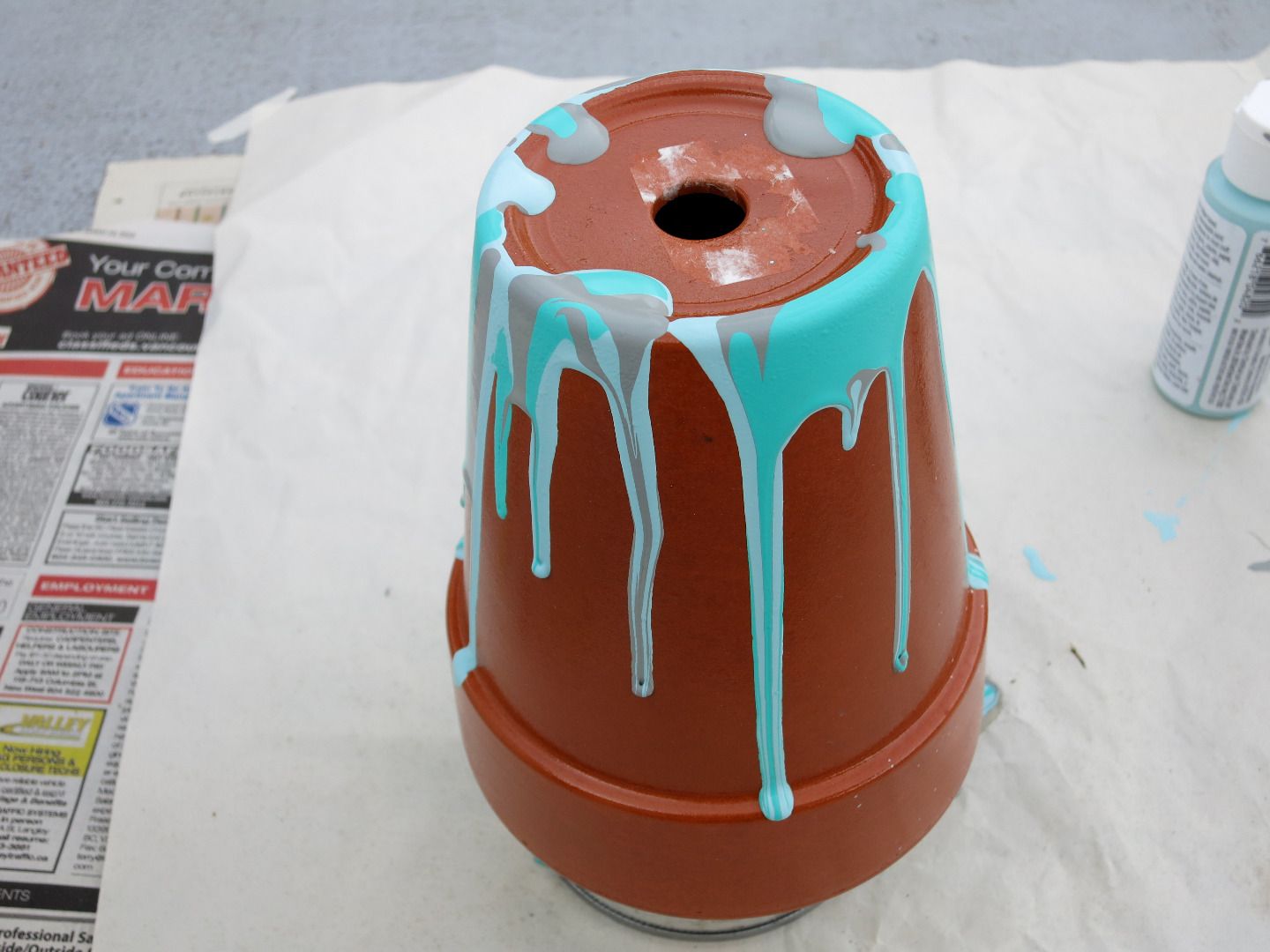 Drip Paint Flower Pot 4 Steps (with Pictures) Instructables