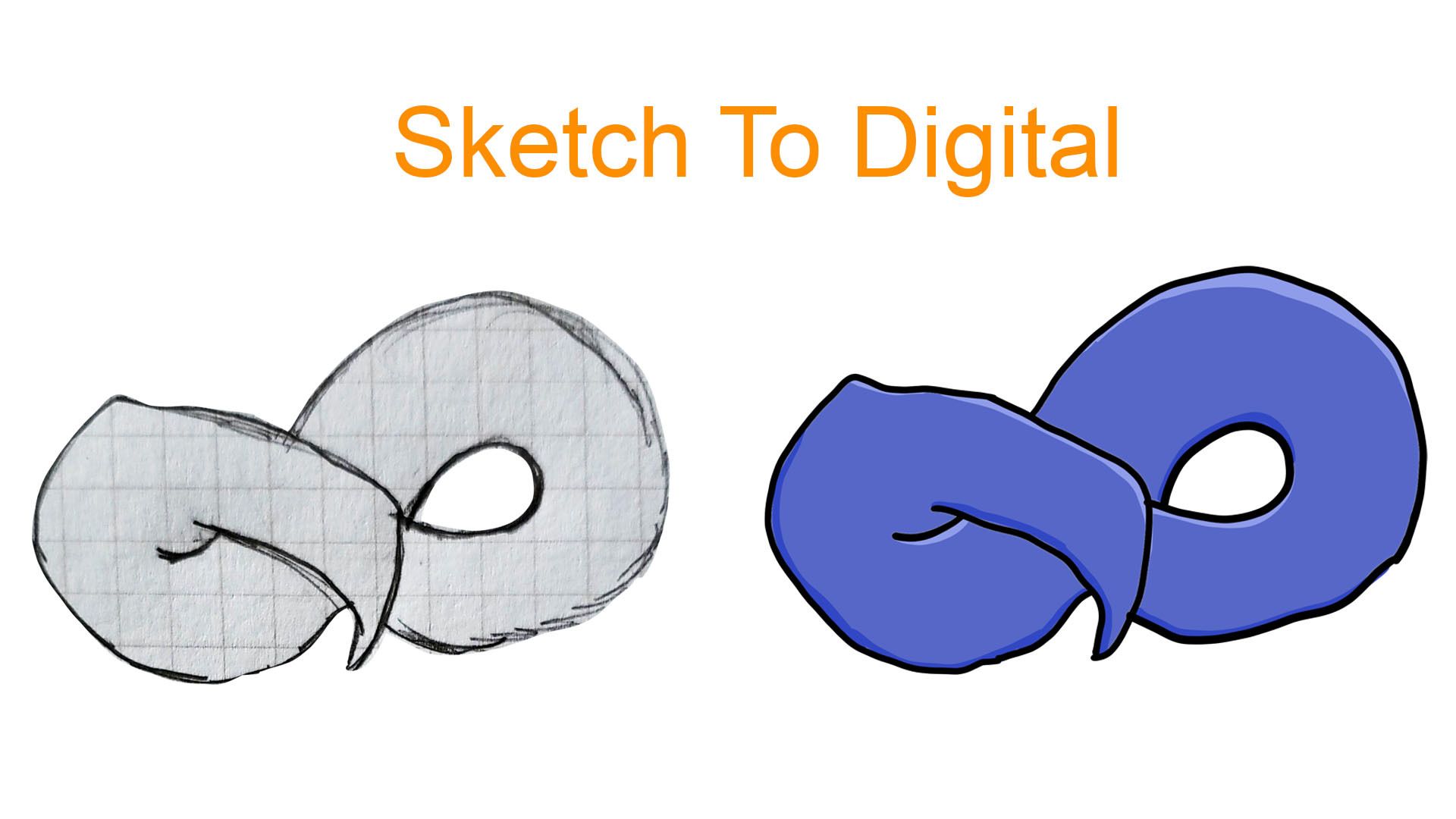 How to Convert a Sketch Into a Digital Drawing Using 7