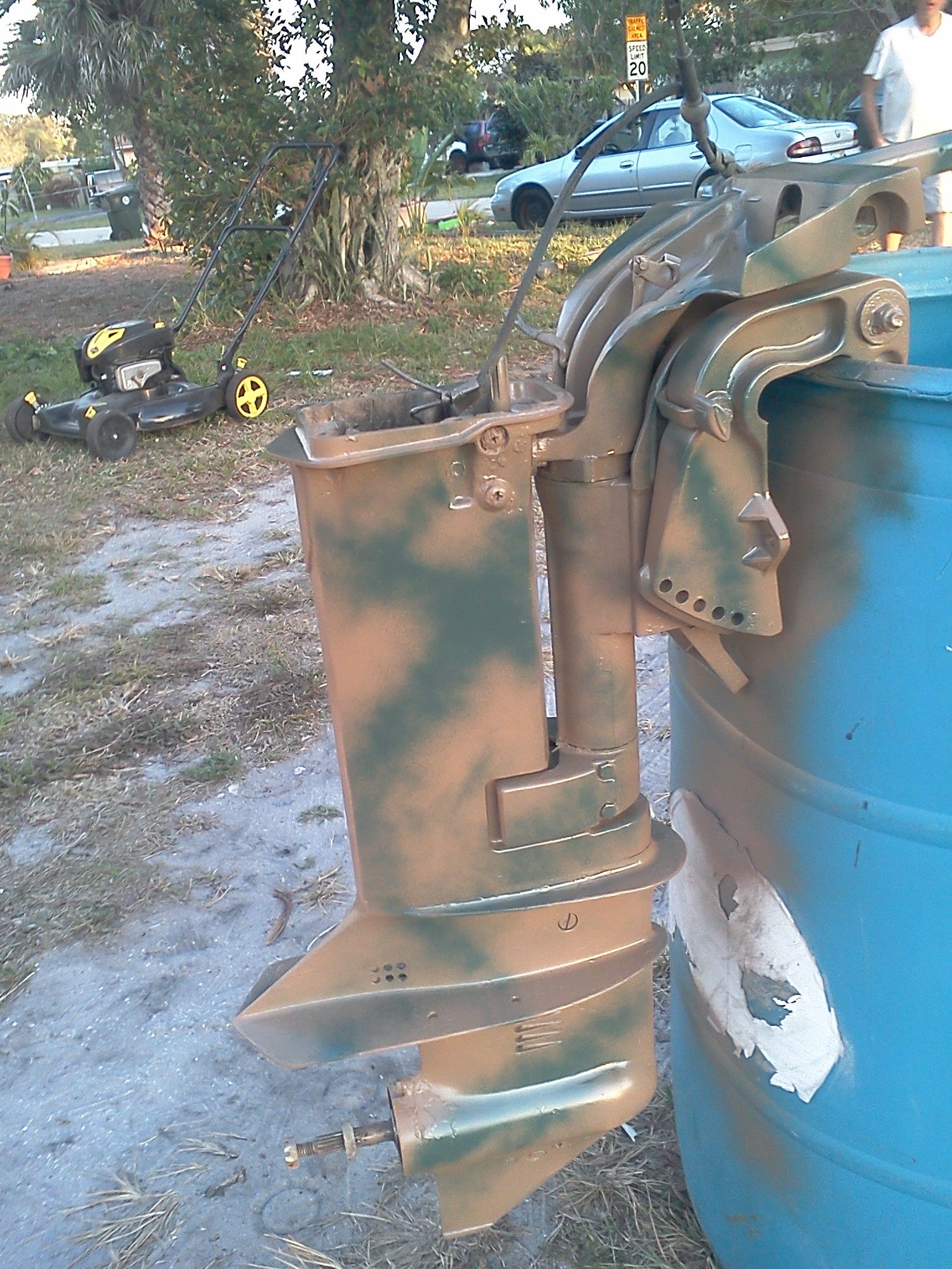 Homemade Lawn Mower Outboard Boat Motor Instructables