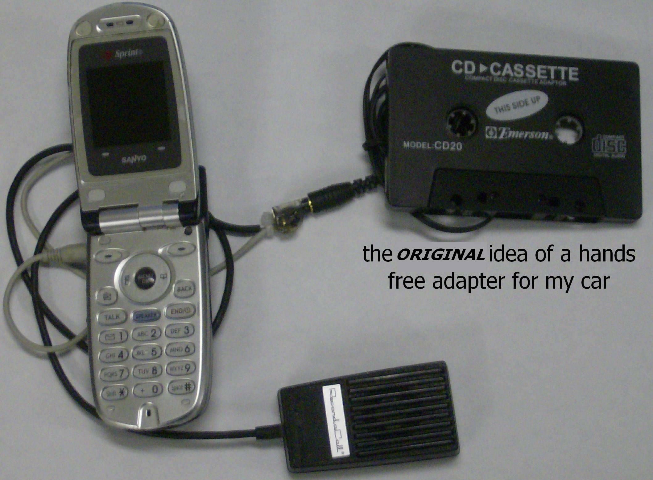HANDS FREE CELL PHONE ADAPTER : 5 Steps 
