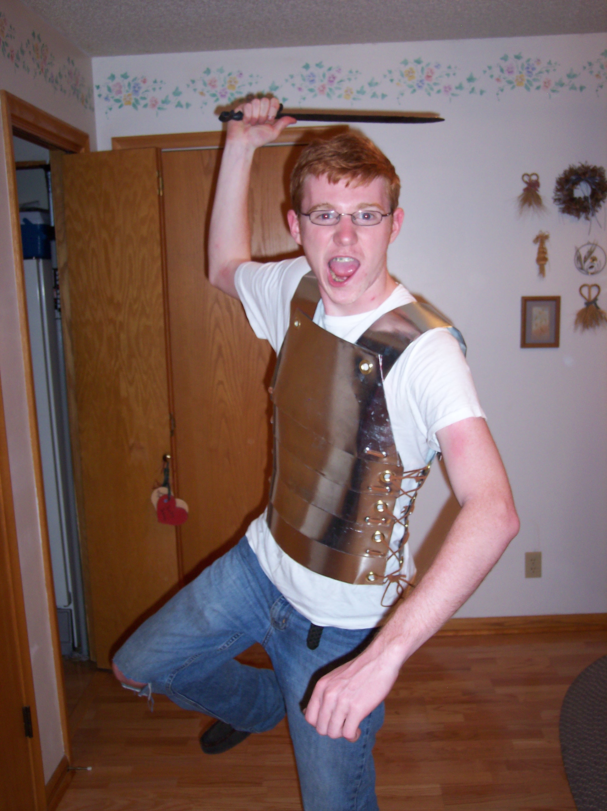 Roman Legionaire "ish" Homemade Body Armor 9 Steps Instructables