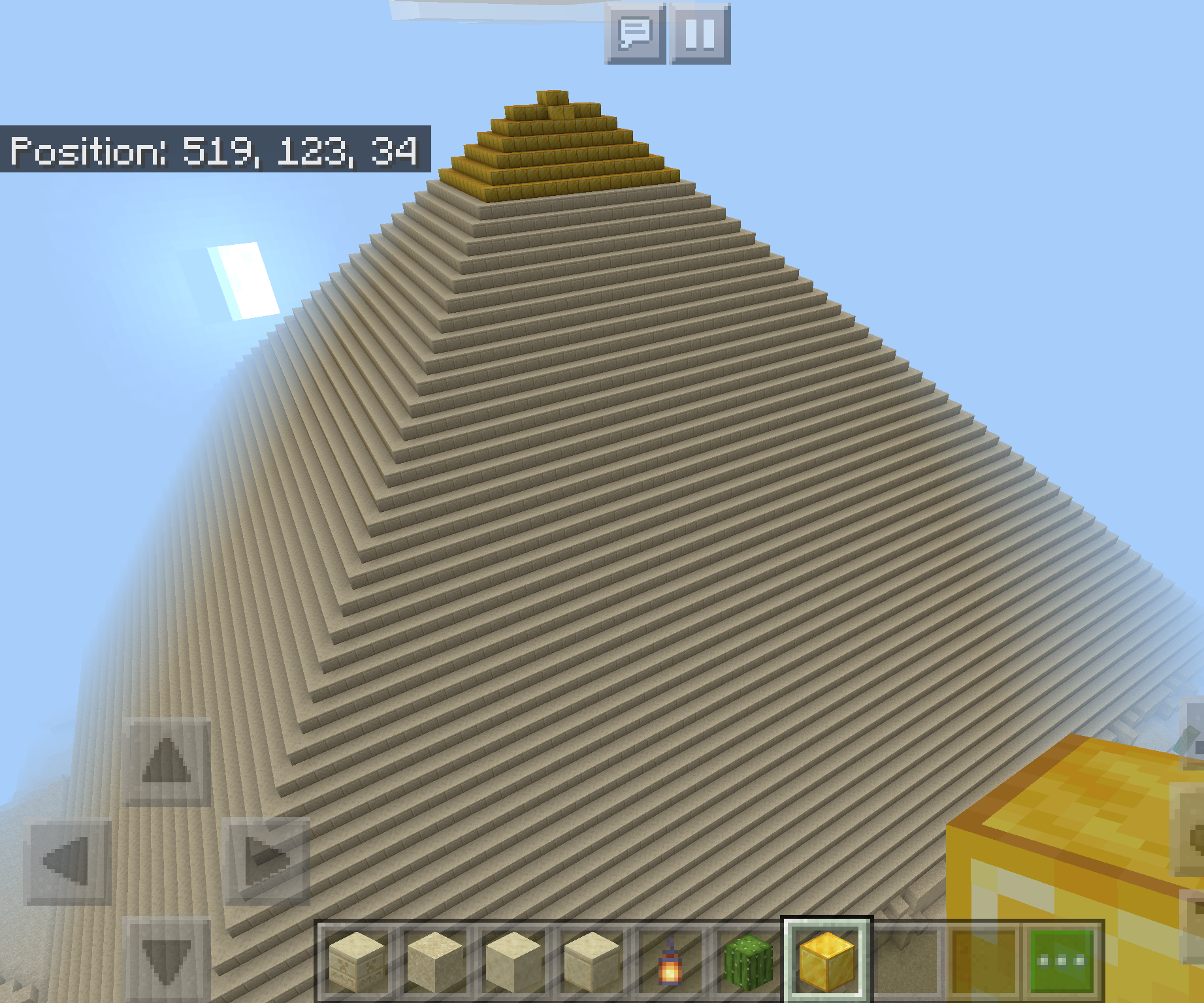 Minecraft the Greatish Pyramid 9 Steps Instructables