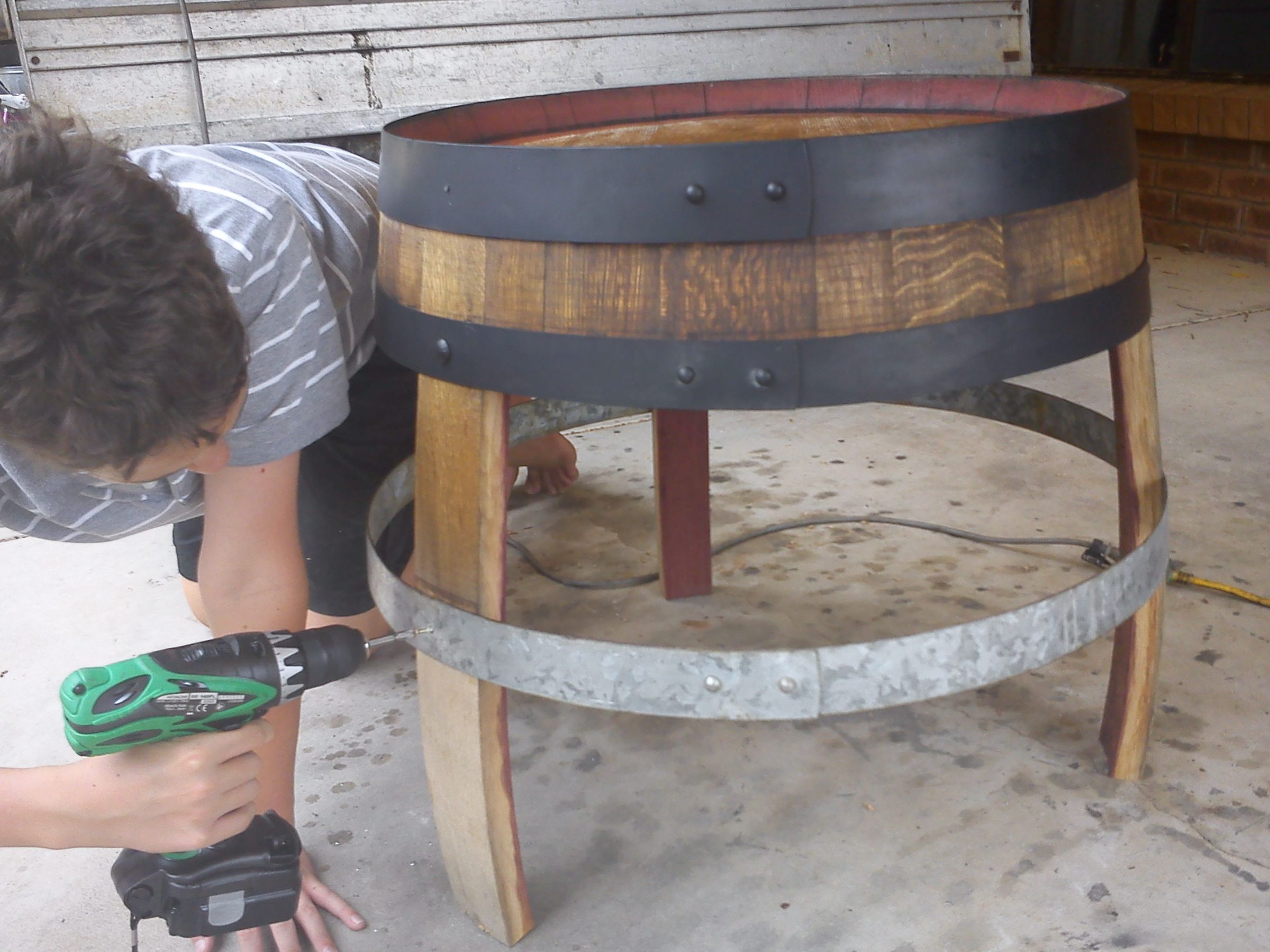 Wine Barrel Beer Table 12 Steps (with Pictures) Instructables