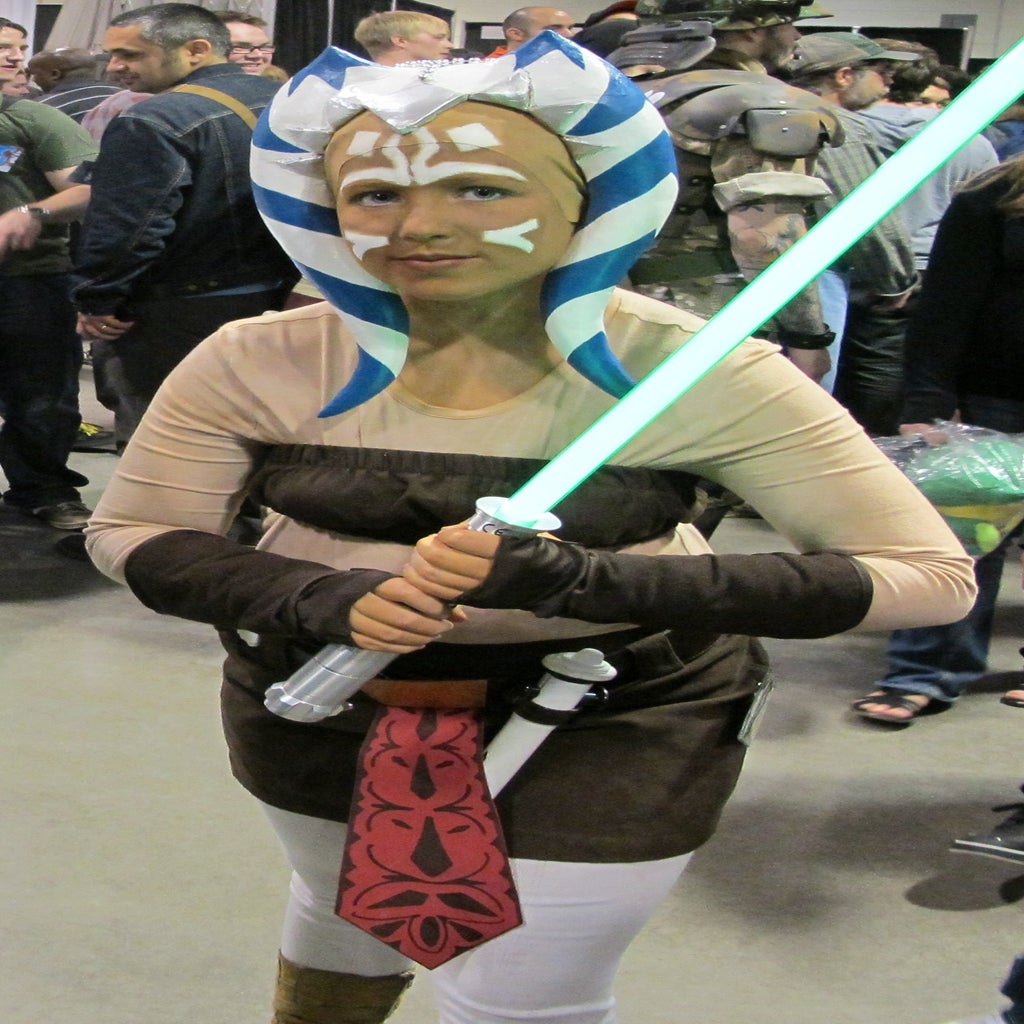 Ahsoka Tano Costume From Star Wars The Clone Wars 9 Steps With Pictures Instructables