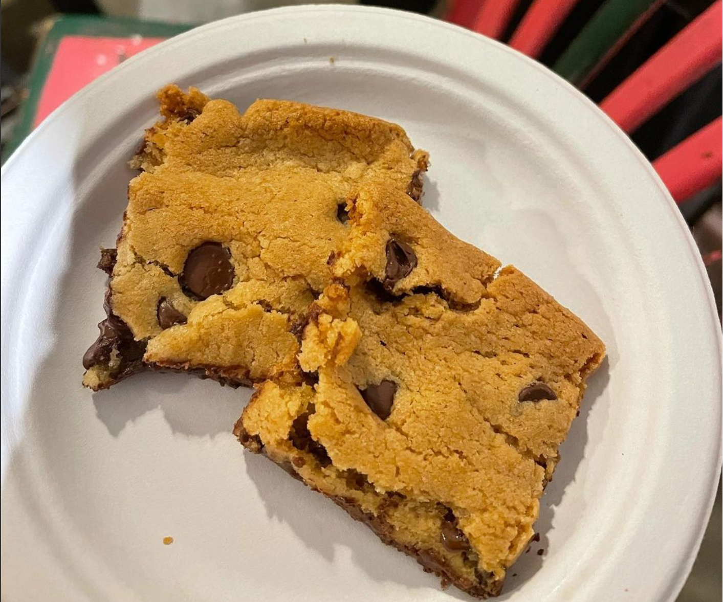 SQUARE Chocolate Chip Cookies