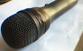microphone with a speaker