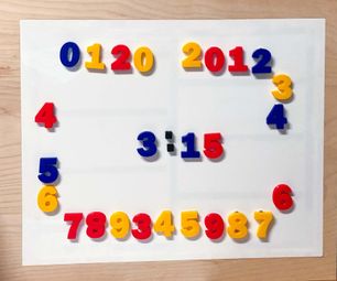 Refrigerator Magnet Clock