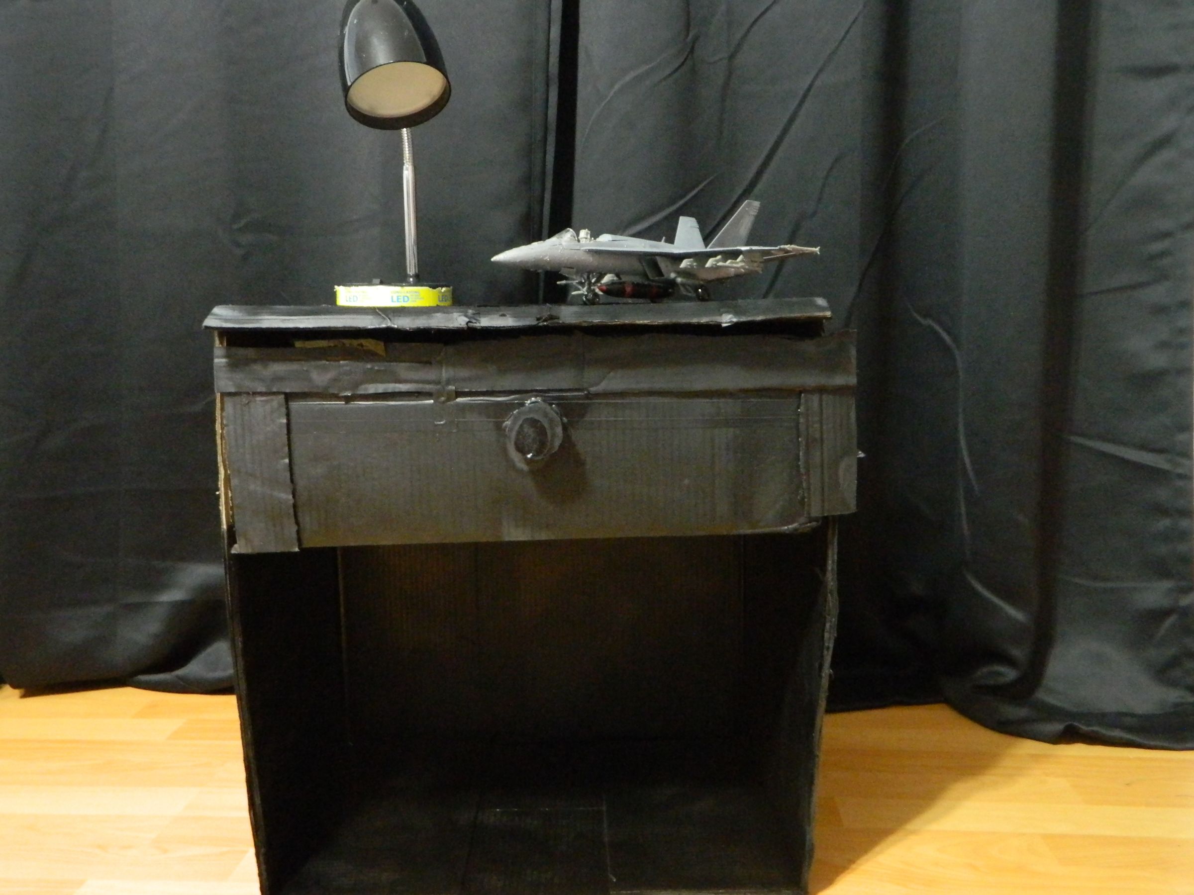 DIY Cardboard Nightstand 9 Steps Instructables