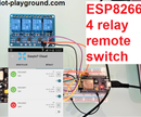 ESP8266 Controlling 4 Relays