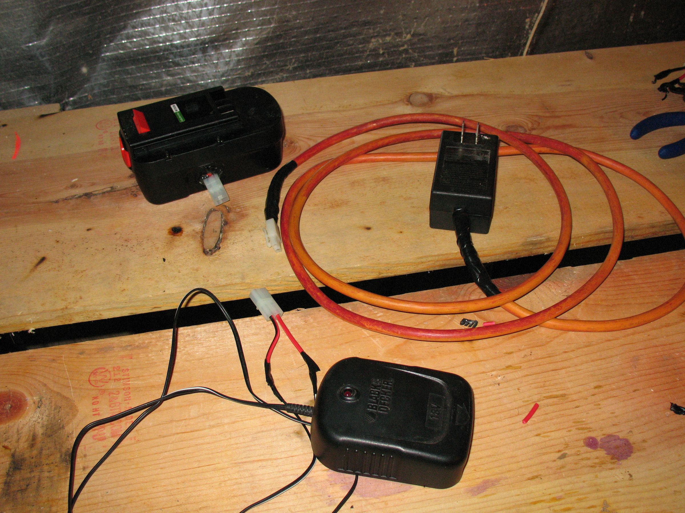 Mod a Cordless Power Tool Battery to Run With Wall Current 5 Steps
