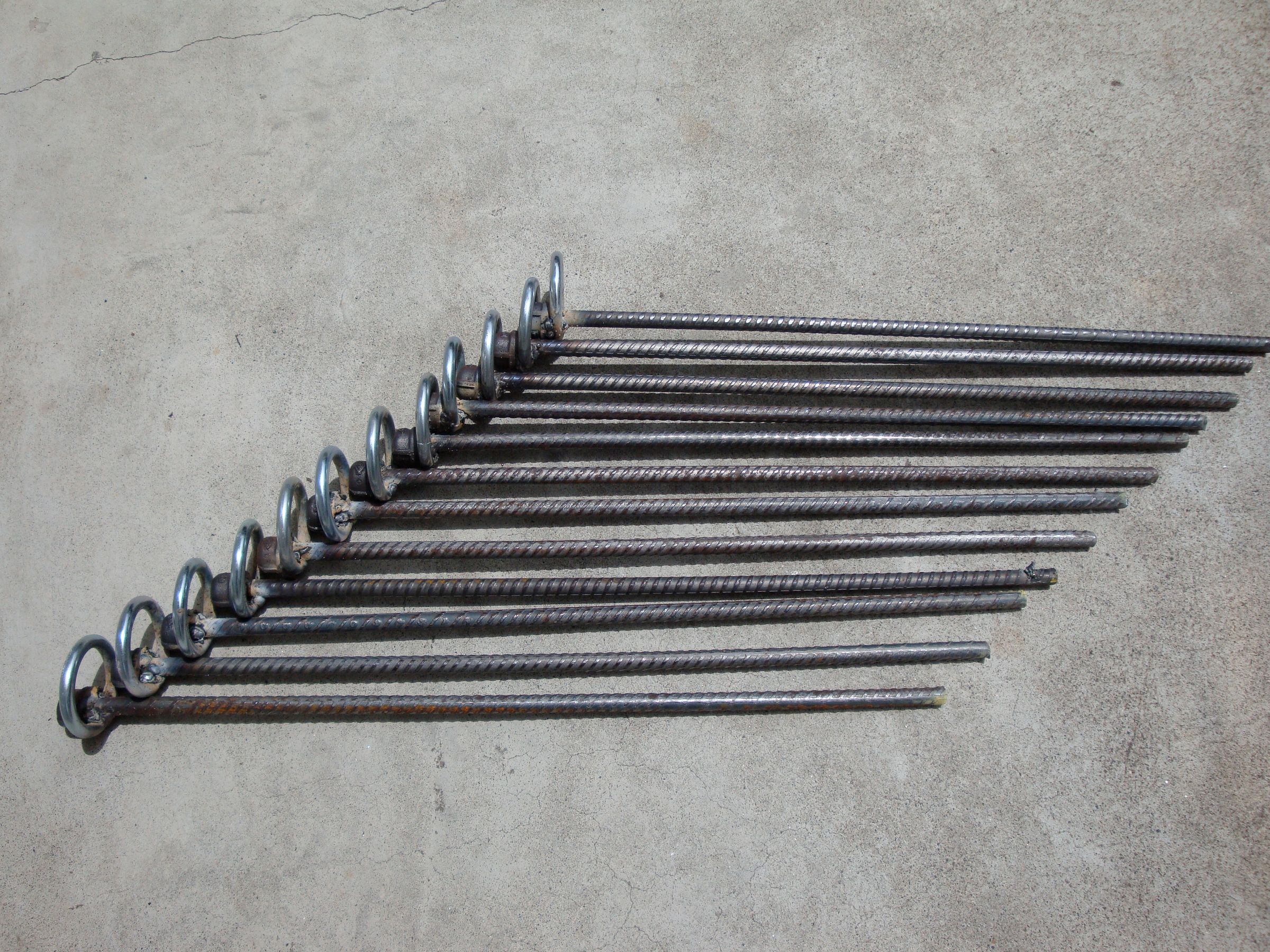 Rebar Tent Stakes 4 Steps Instructables
