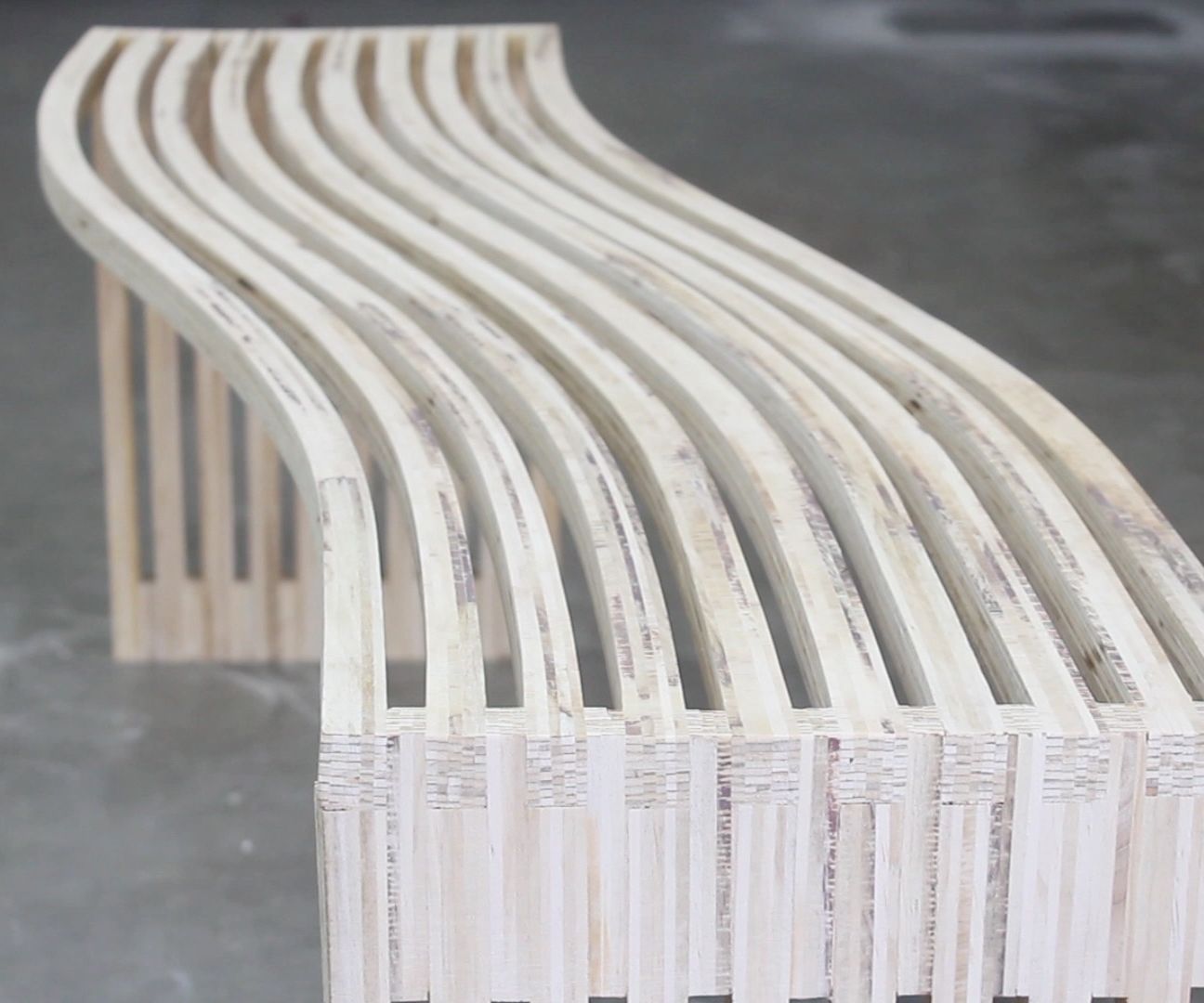 Bent Laminated Bench From a Sheet of Plywood 10 Steps (with Pictures) Instructables