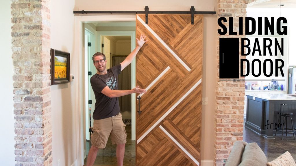 Sliding Barn Door With A Modern Twist 20 Steps With Pictures Instructables