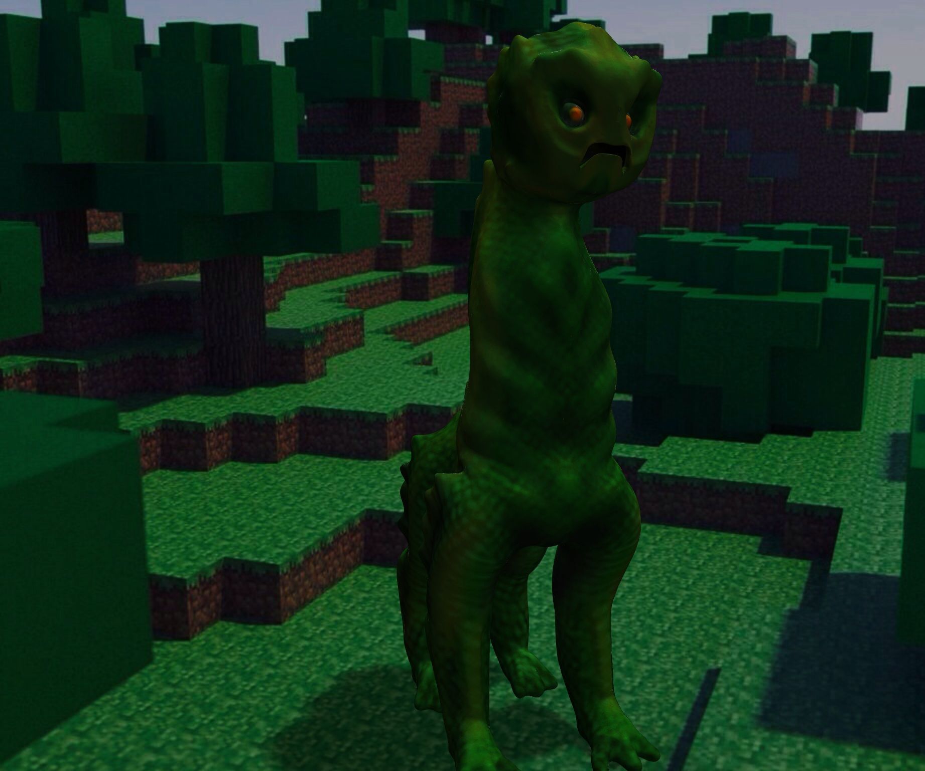 123d creeper! a 123d creature design DIY Project DIY Project Image
