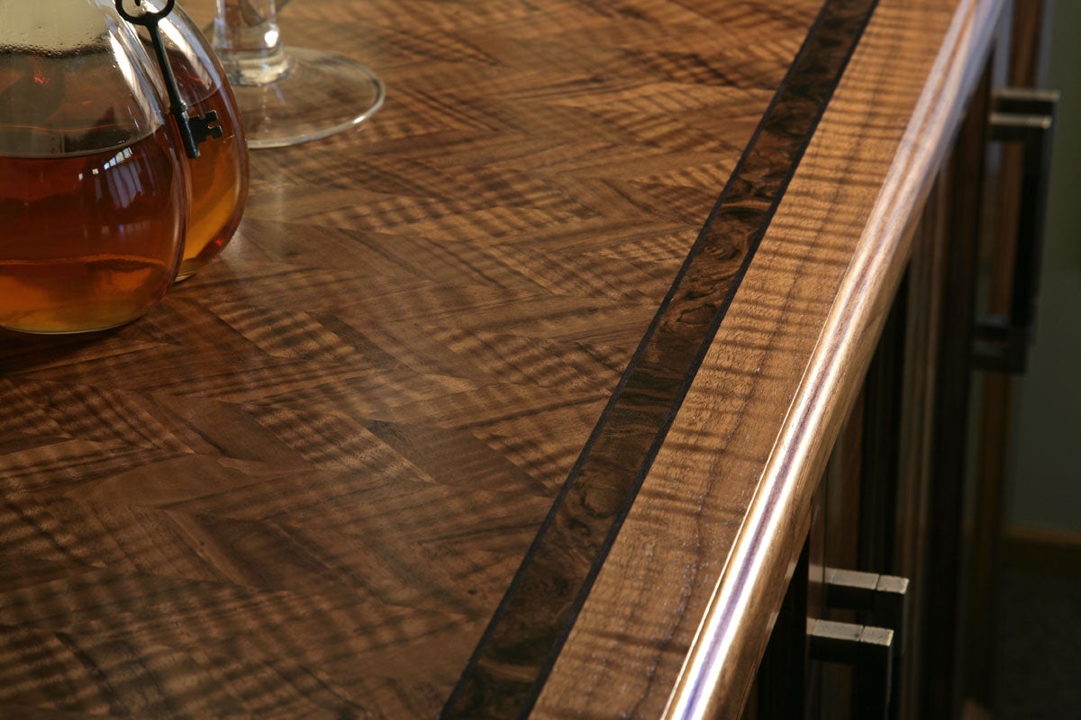 Chevron Veneer Table Instructables