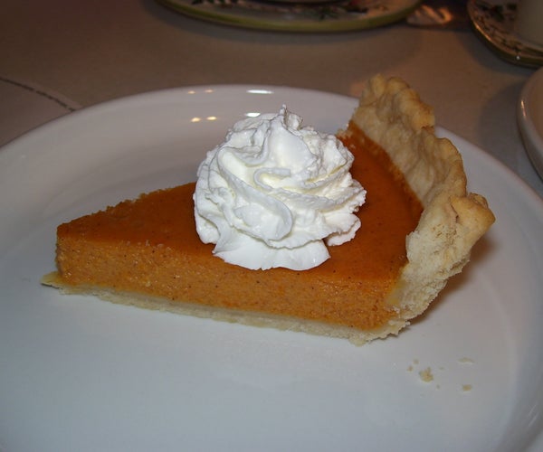 Scratch Pumpkin Pie