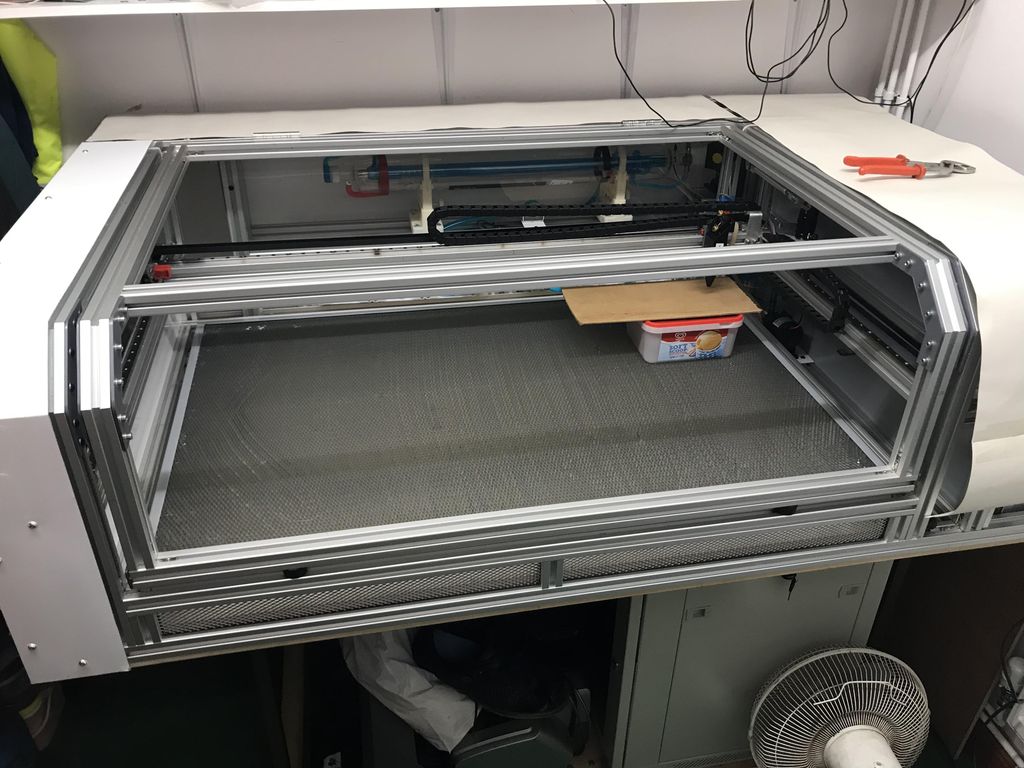 Make Your Own Co2 Lasercutter : CO2 Laser Cutter 40W With Arduino – MVWPAI