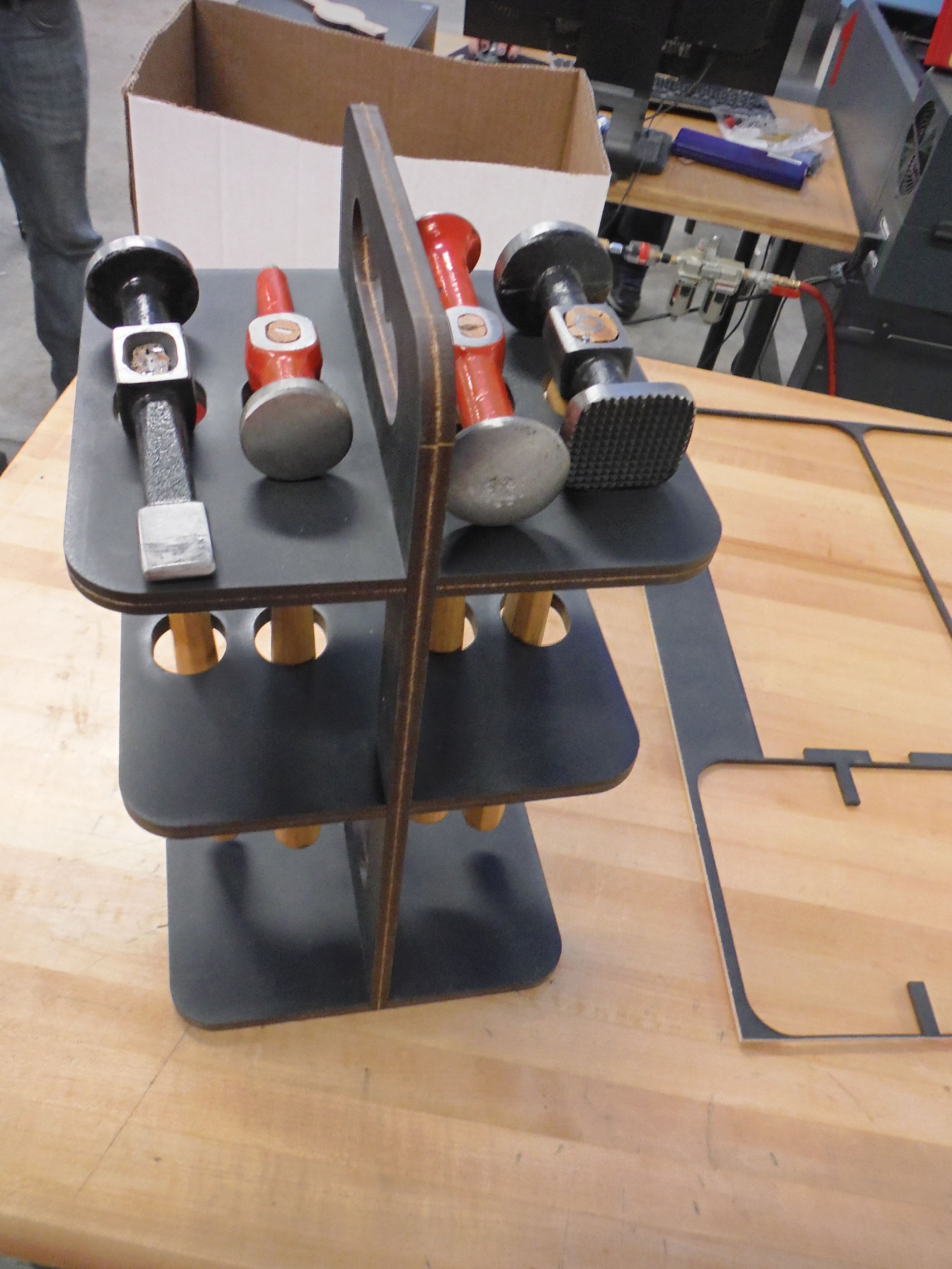 Auto Body Hammer Caddy 4 Steps Instructables