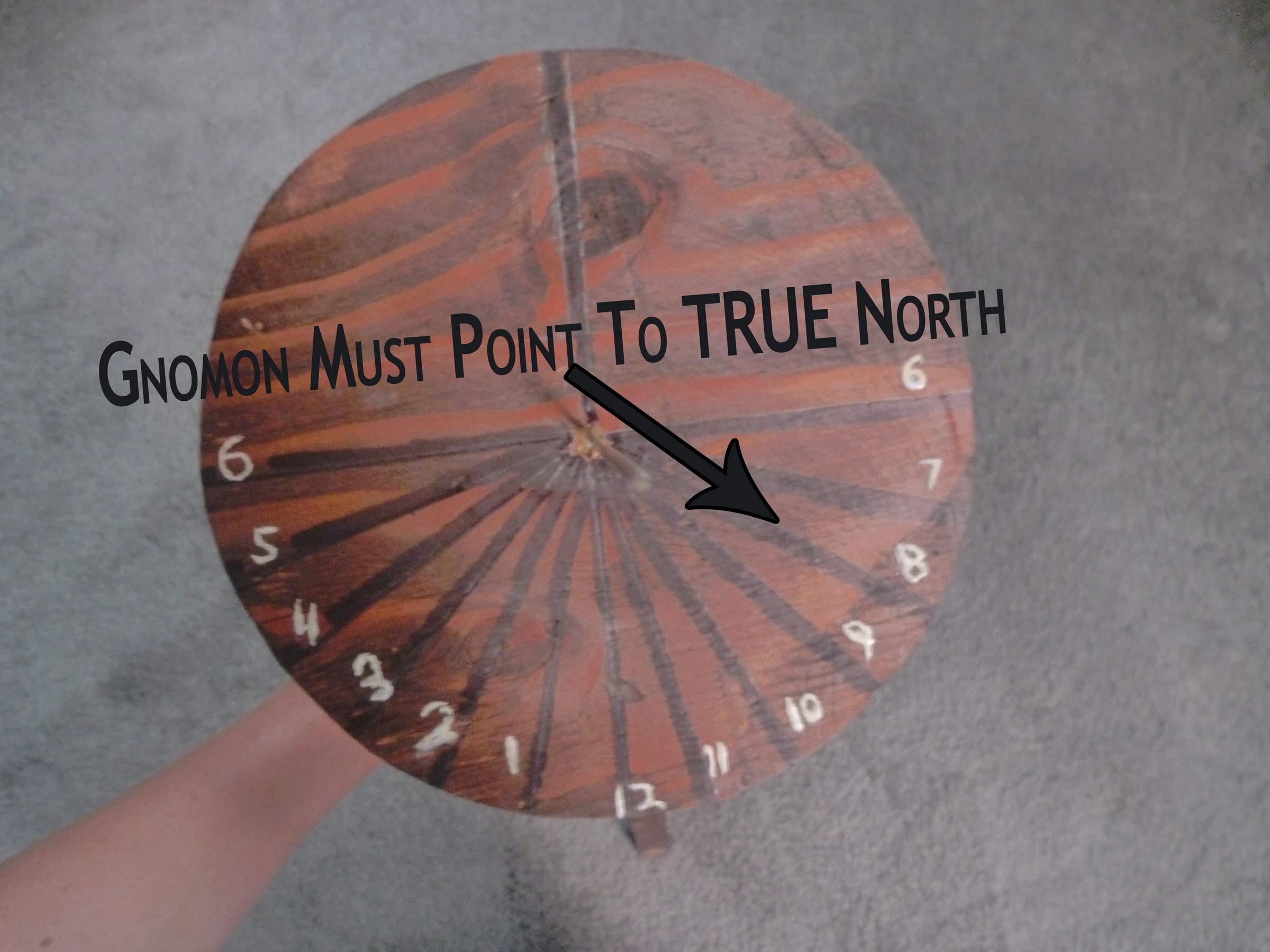 Sundial From Scrap Wood 9 Steps Instructables