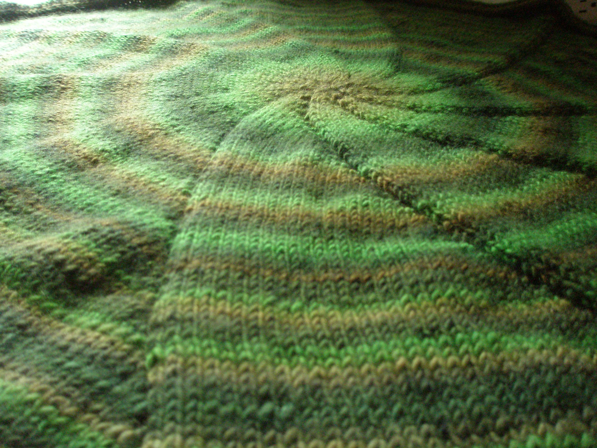 Circular Blanket Knitted in the Round 5 Steps (with Pictures