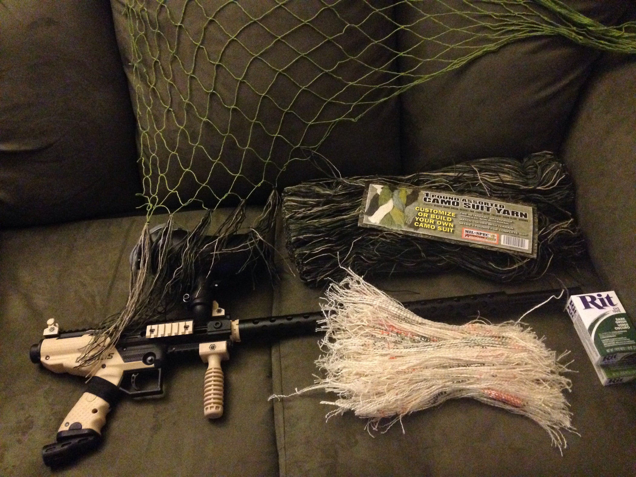 Gun Ghillie Wrap 4 Steps Instructables