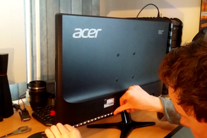 Mounting the Electronics Onto Your Monitor