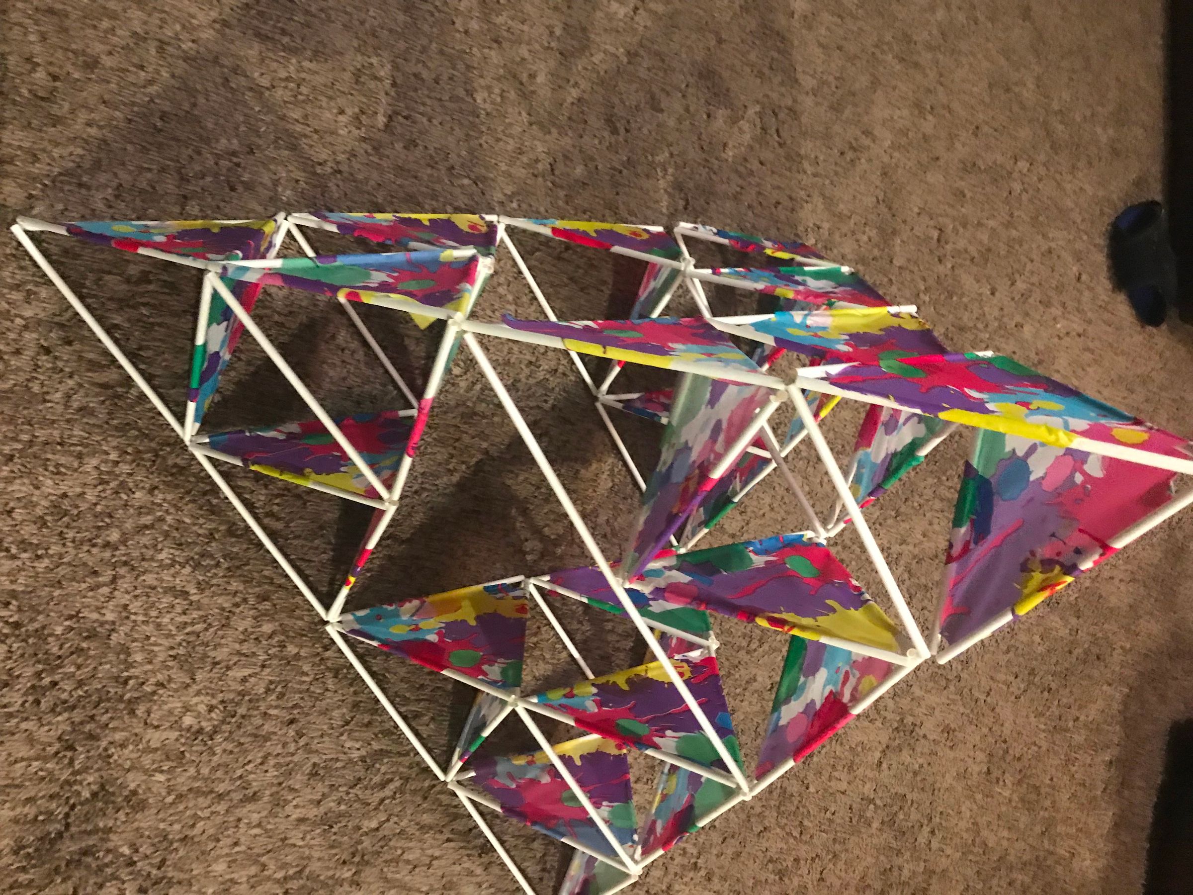 How to Make a Tetrahedral Kite (16Cells) 9 Steps Instructables