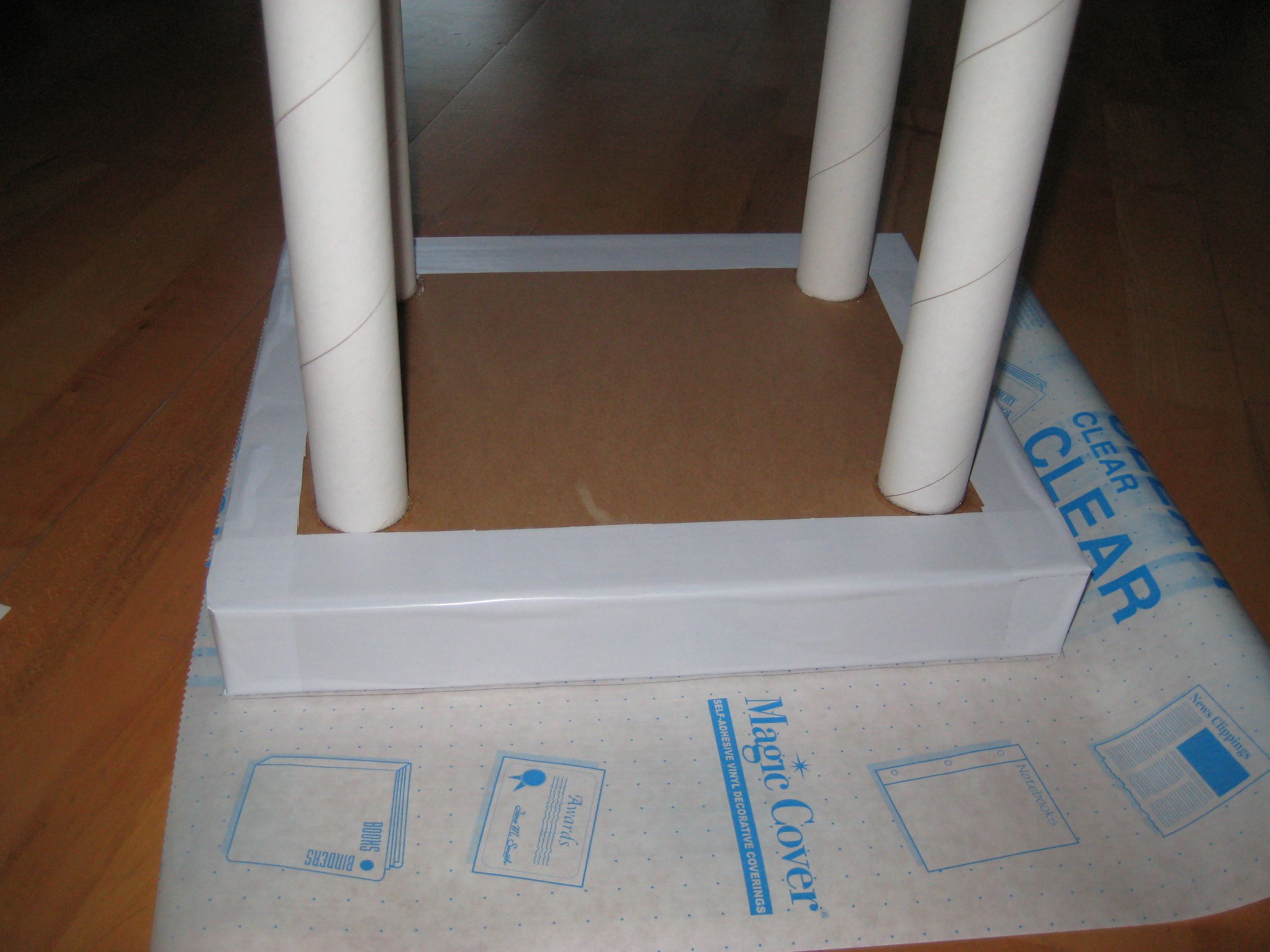 Super Simple Cardboard Table 7 Steps Instructables