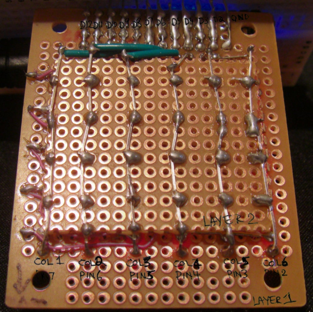 Build a Low Cost Scrolling LED Display for Your Arduino Microprocessor Circuit Diagram