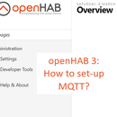 MQTT on Openhab 3 Tutorial