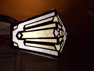 Art Deco Paper Lampshade 12 Steps With Pictures Instructables Art Deco Paper Lampshade 12 Steps, Art Deco Lamp Shades