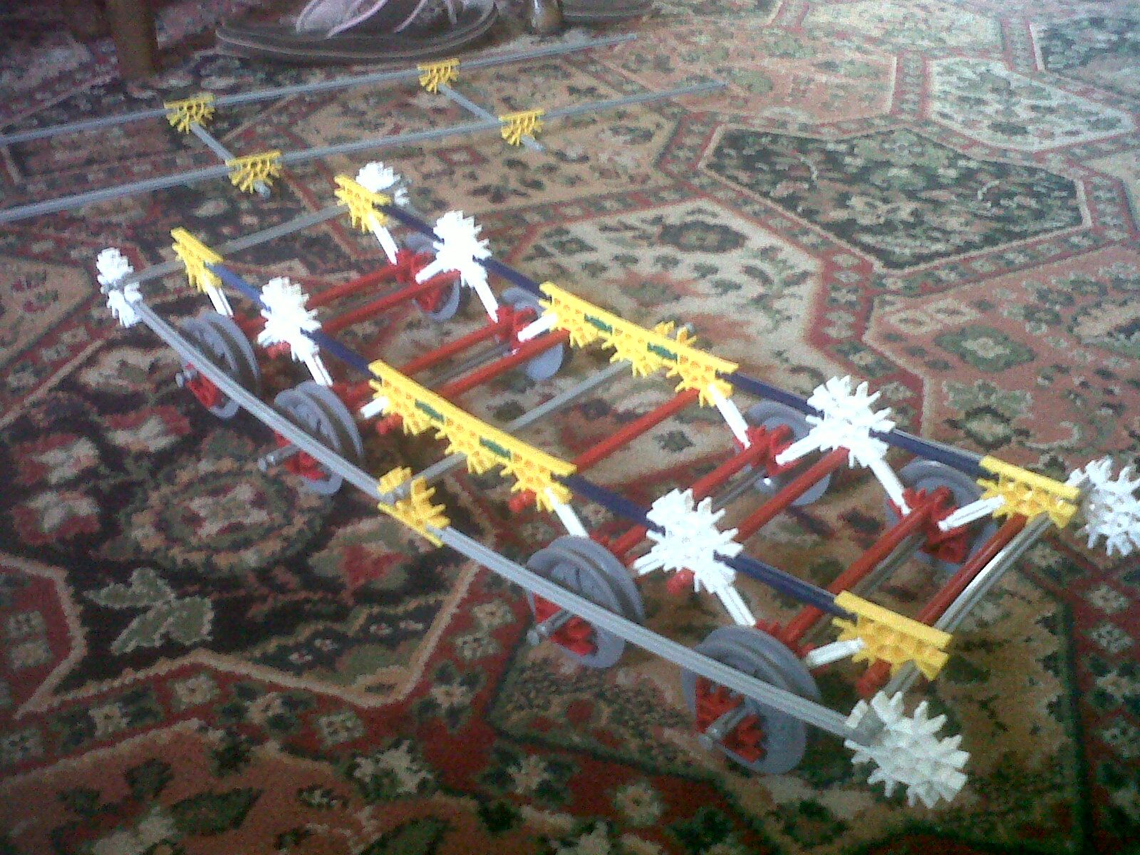 a basic k-nex diesel train chassis DIY Project DIY Project Image