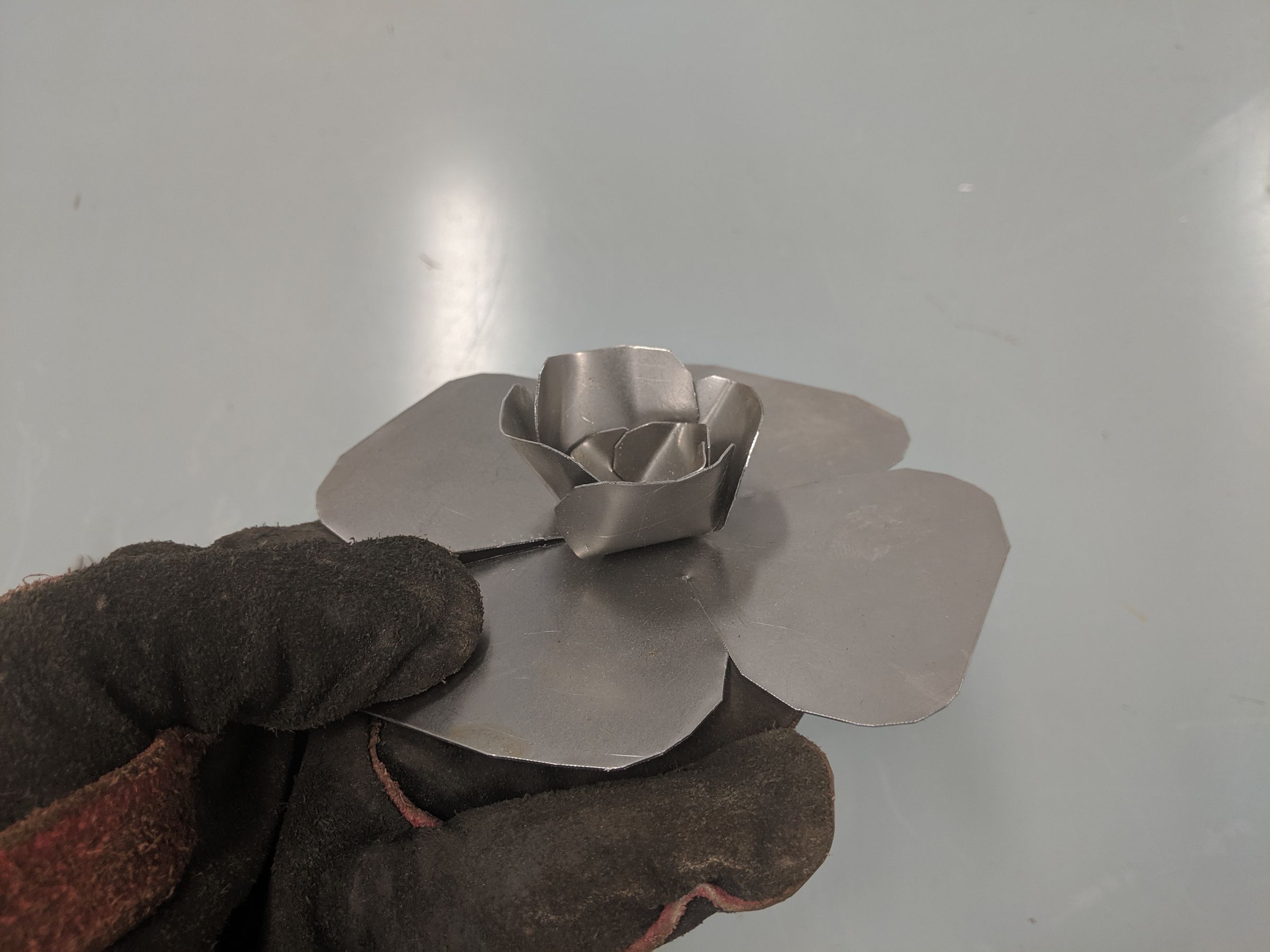Easy Sheet Metal Flower 6 Steps (with Pictures) Instructables