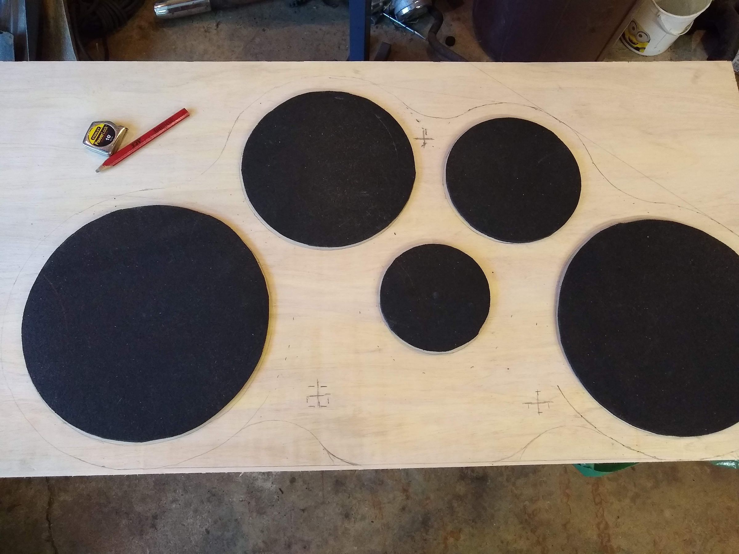 Homemade Marching Band Quints "Practice Pad" 9 Steps (with Pictures