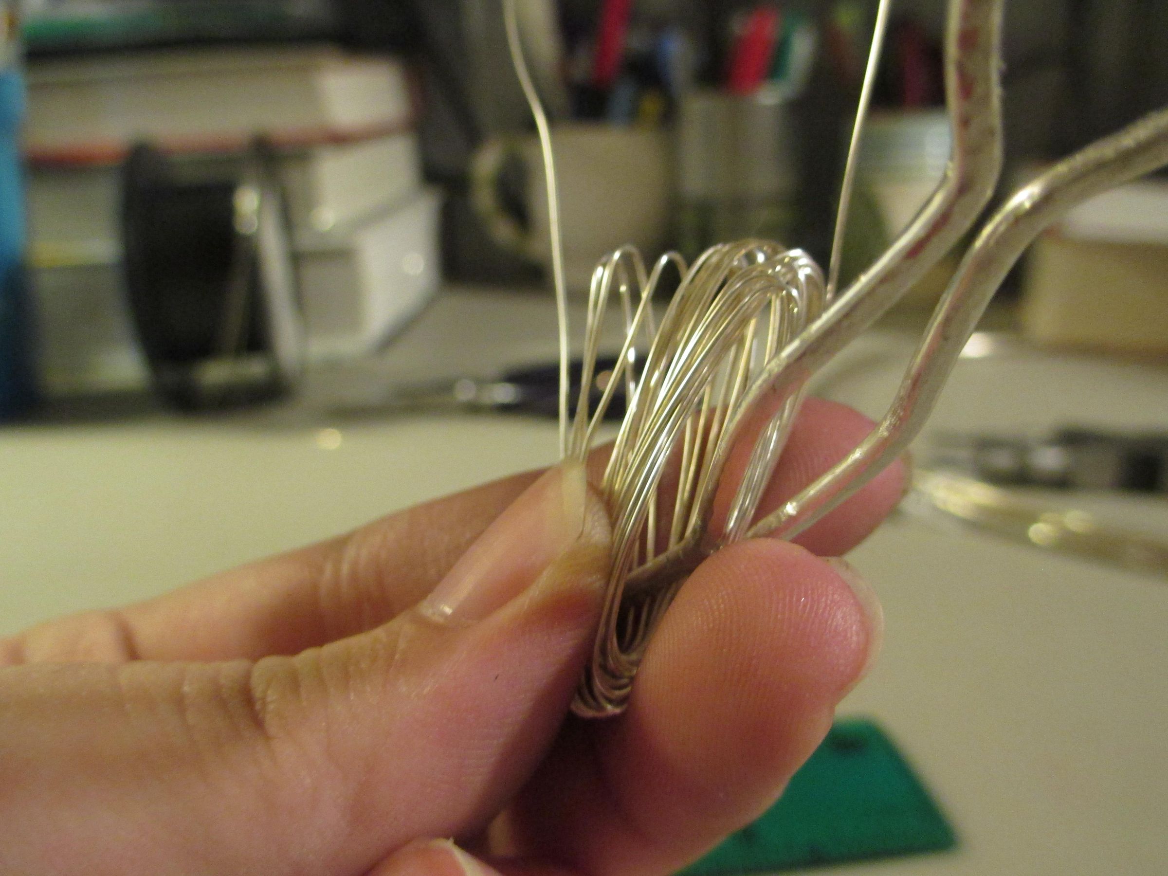 How to Wire Wrap a Flower Hair Fork : 25 Steps (with Pictures ...