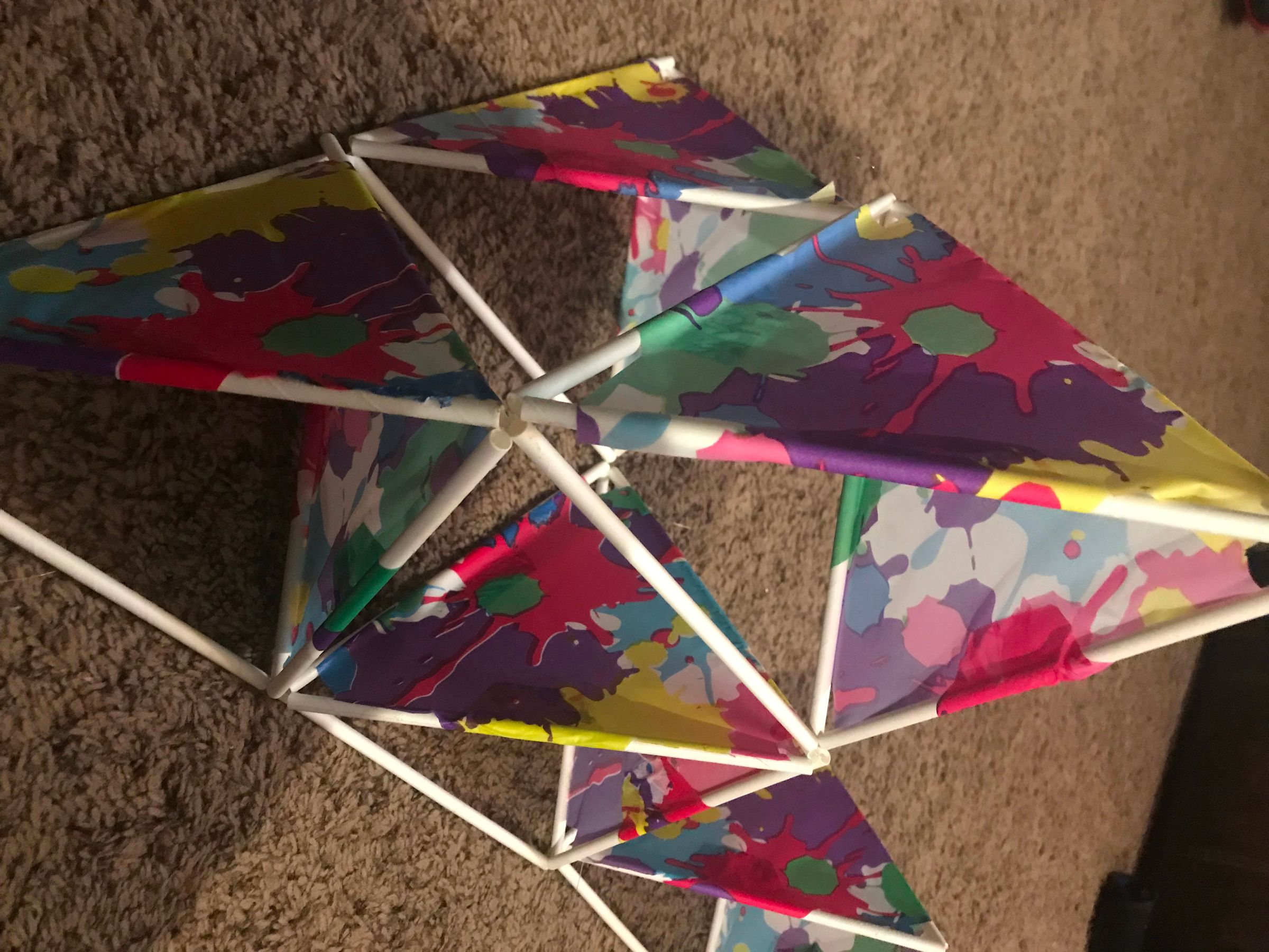 How to Make a Tetrahedral Kite (16Cells) 9 Steps Instructables