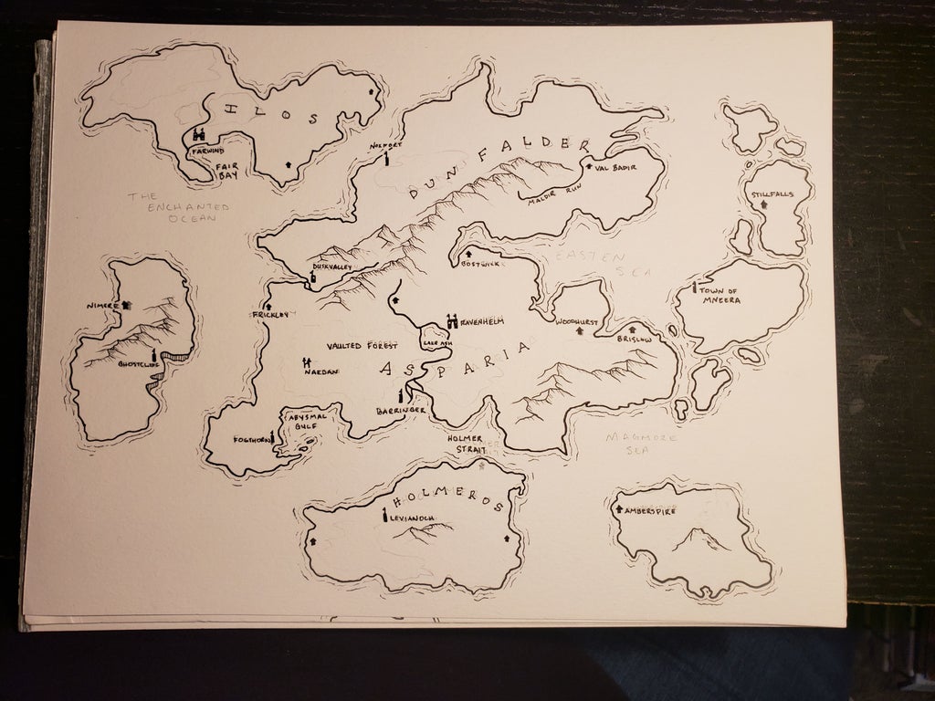Draw Your Own Fantasy Maps : 11 Steps (With Pictures) - Instructables