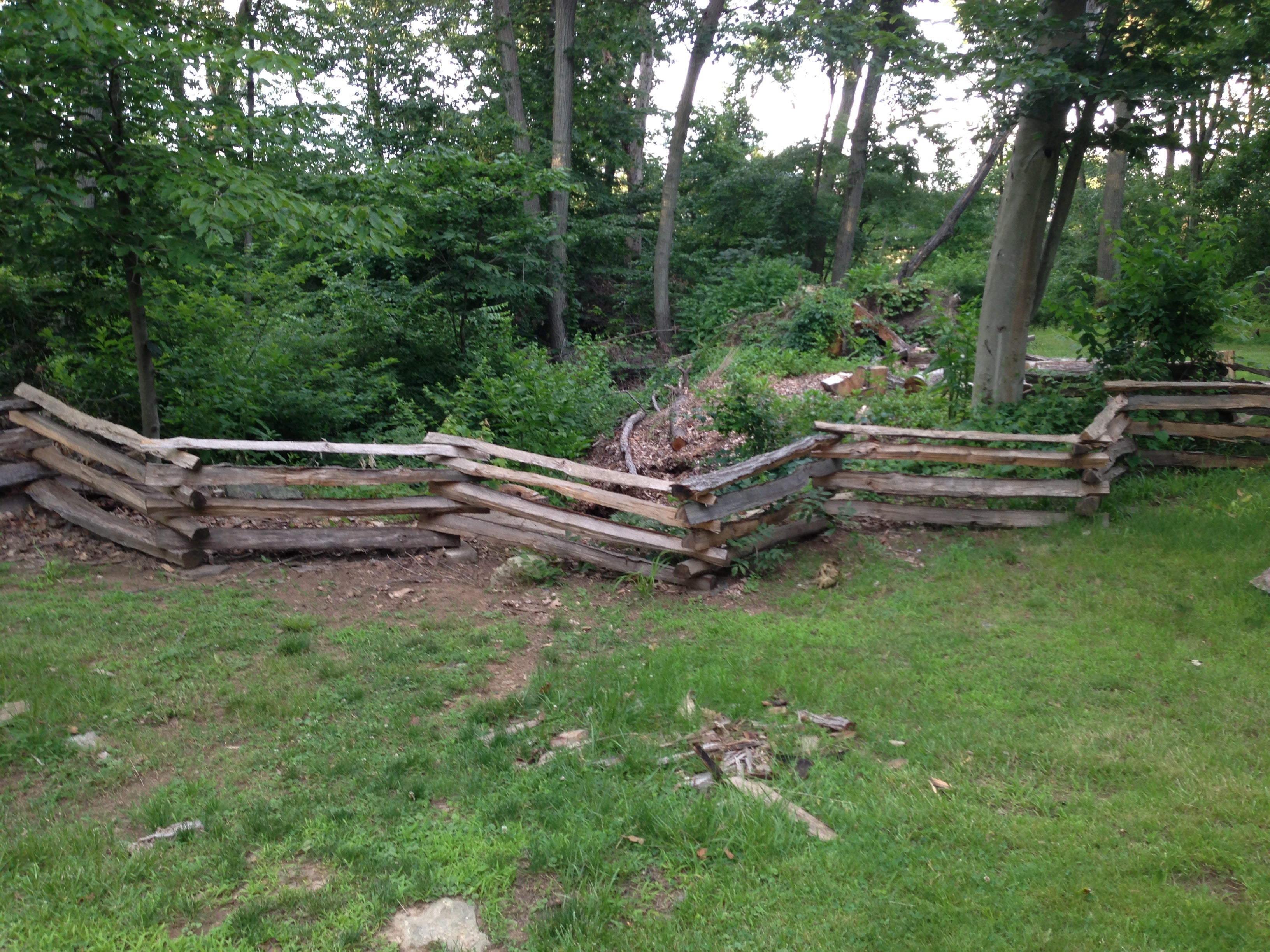 Colonial Style Split Rail Fence 5 Steps With Pictures Instructables