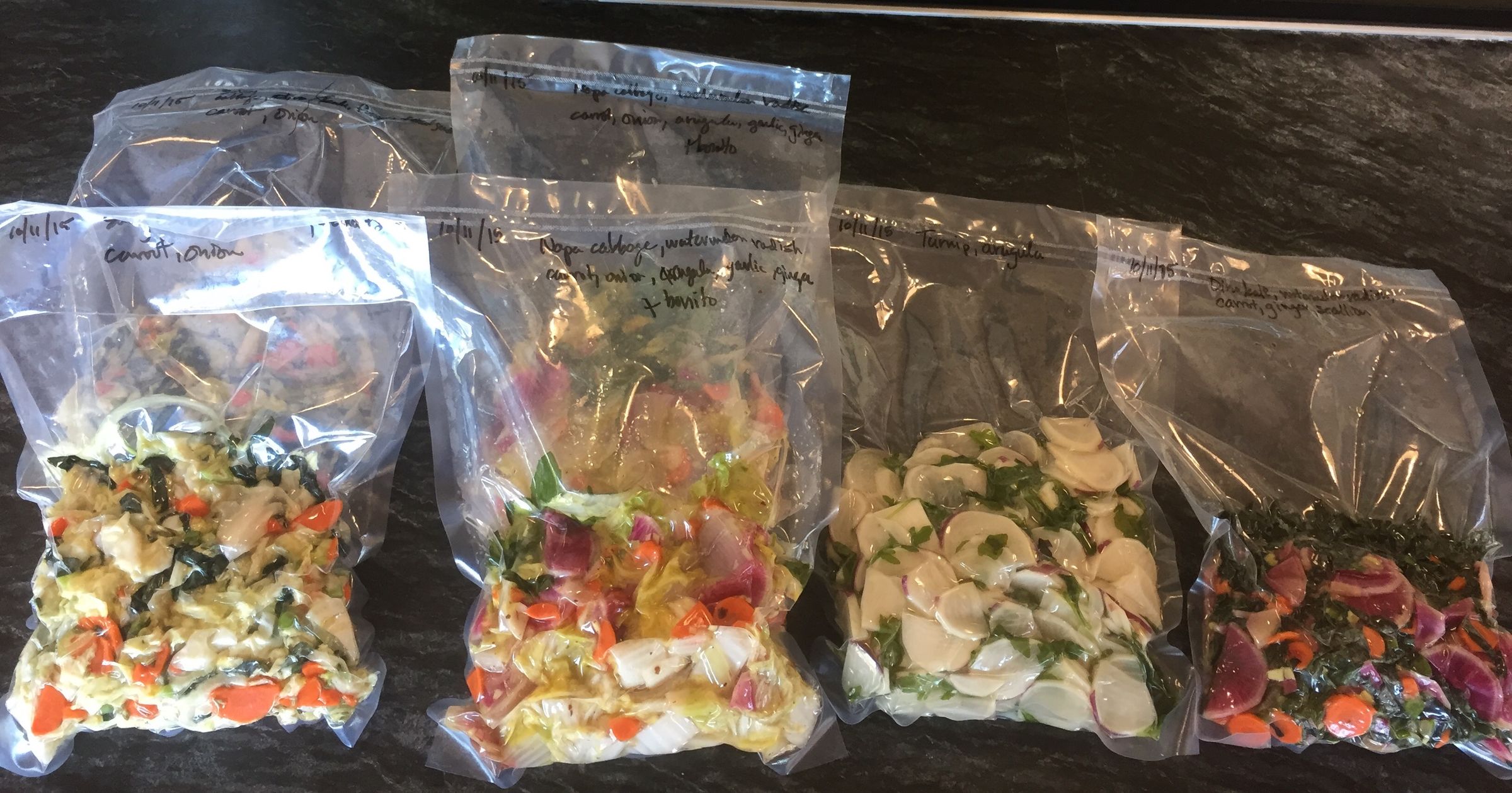 Easy Homemade Sauerkraut and Kimchi Recipe in a Bag! 9 Steps (with