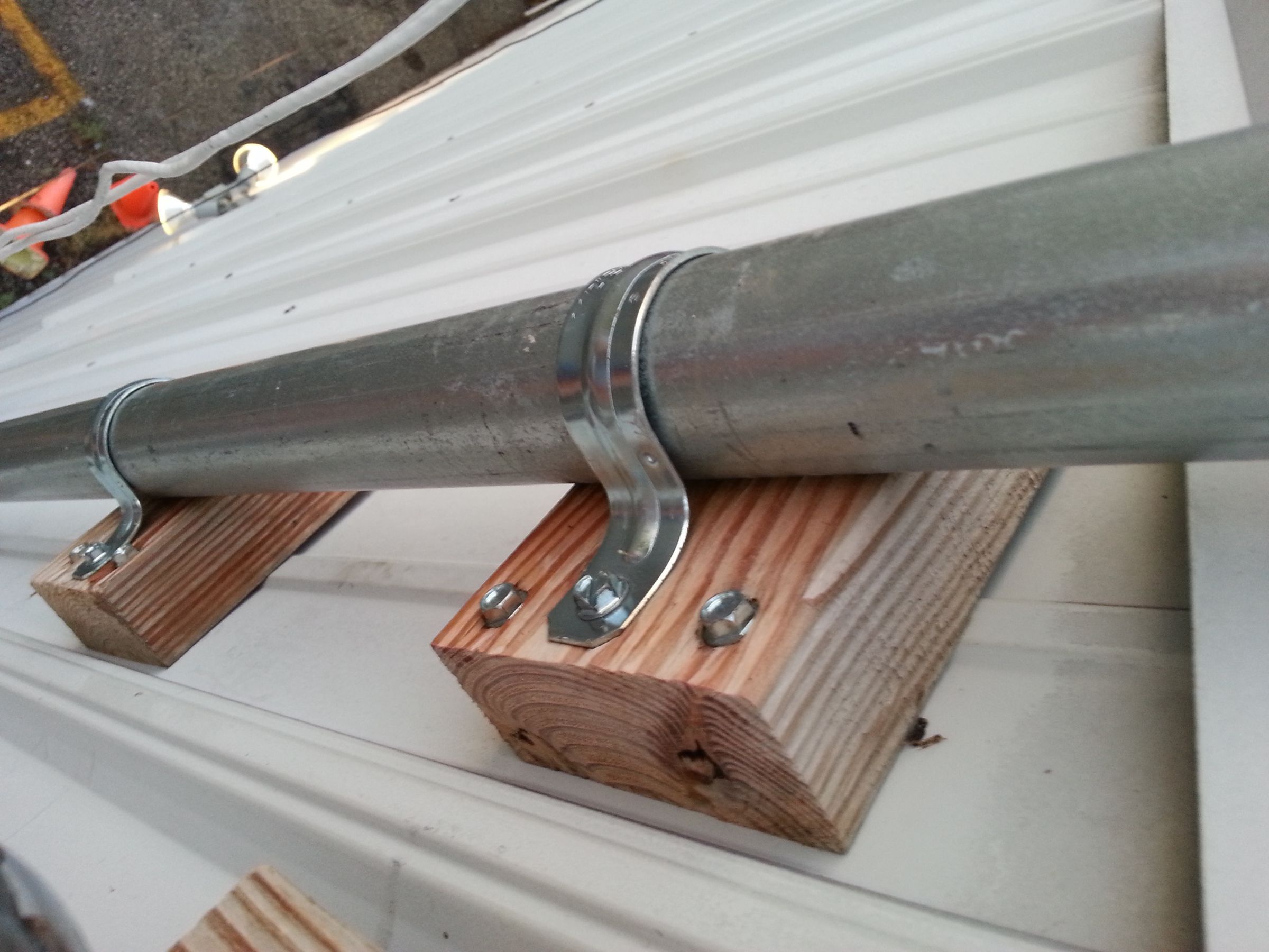 Diy Tv Antenna Mast Irrigation Pipe Antenna Mast Drive a piece of