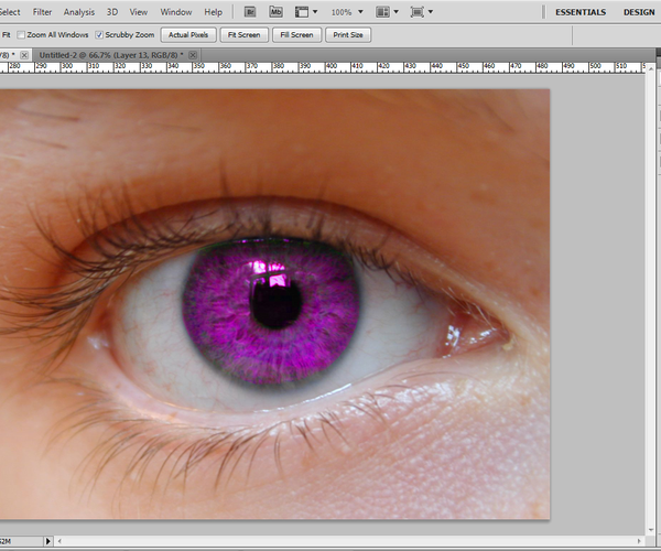 How to Change an Eye Color in Photoshop