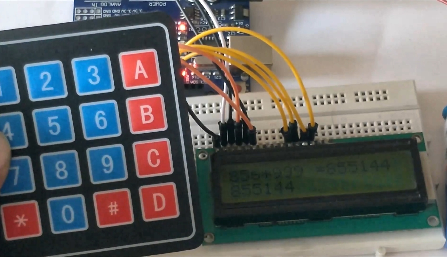 Arduino DIY Calculator Using 1602 LCD and 4x4 Keypad : 4 Steps ...