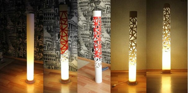 Diy Pvc Pipe Lamp With Rgb And Bluetooth Speaker 6 Steps Instructables Diy Pvc Pipe Lamp With Rgb And, Diy Pvc Pipe Lamp Design