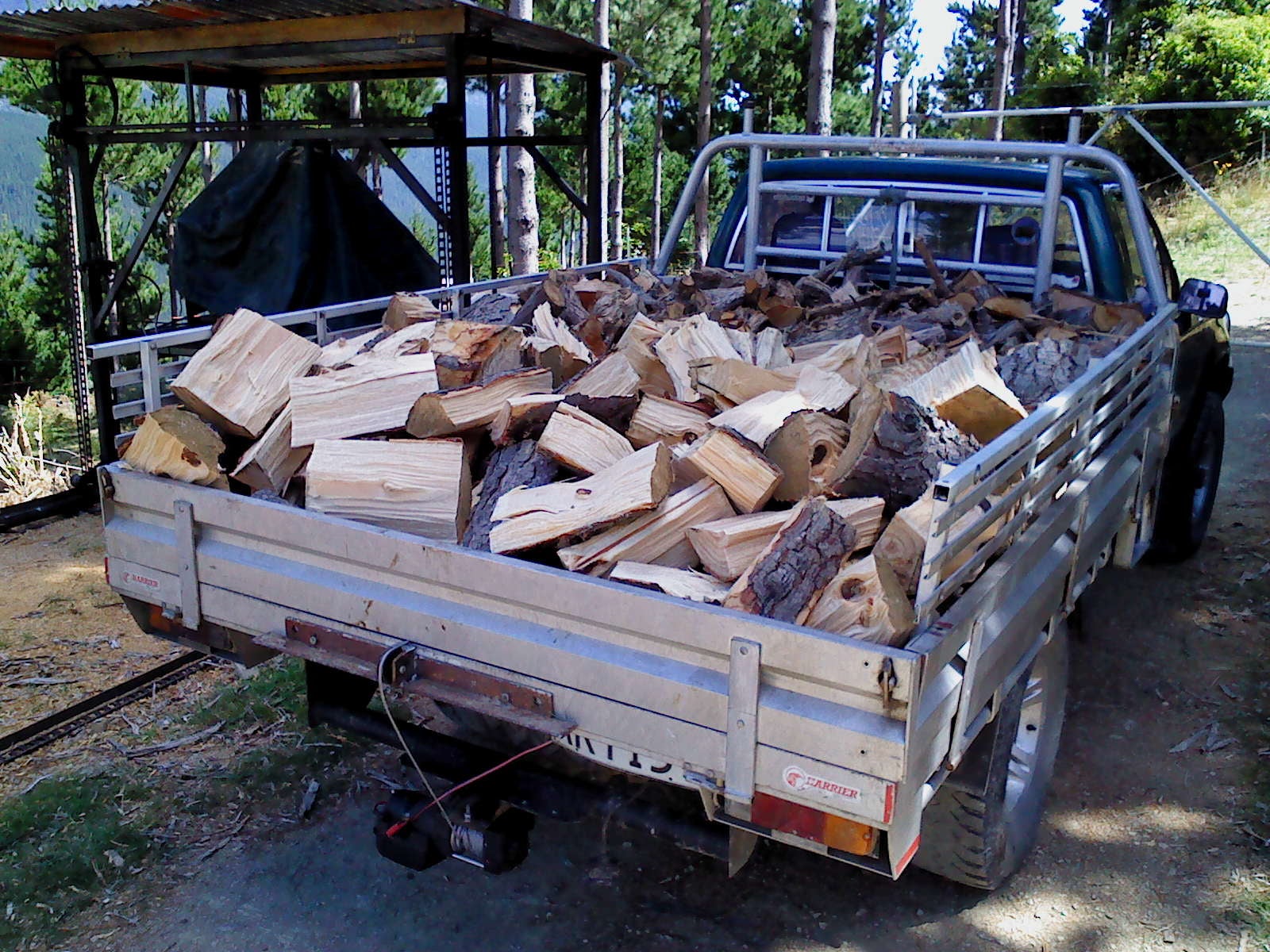 How to Make a Truck Load Handler / Firewood Unloader Instructables