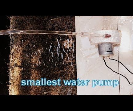 DIY guide for Smallest Solar Powered Dc Motor Water Pump with step-by-step instructions
