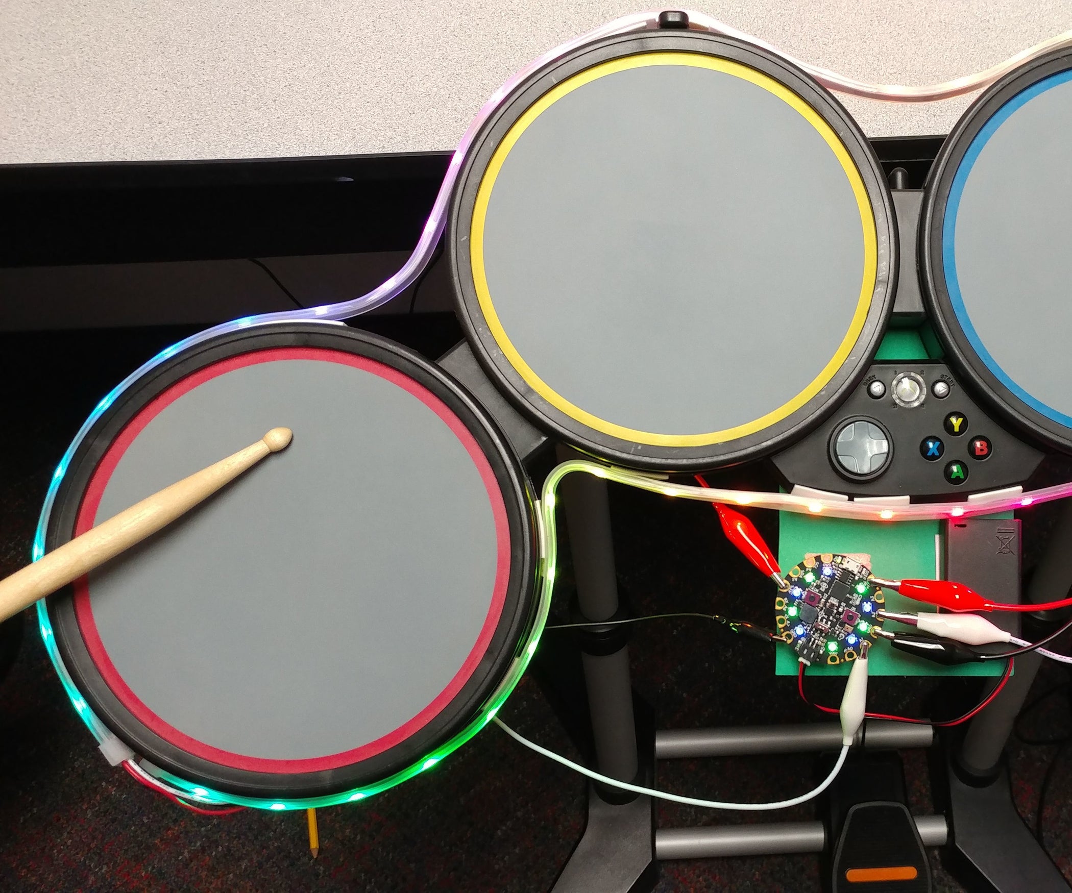 Light Up Drums With Metronome 4 Steps Instructables