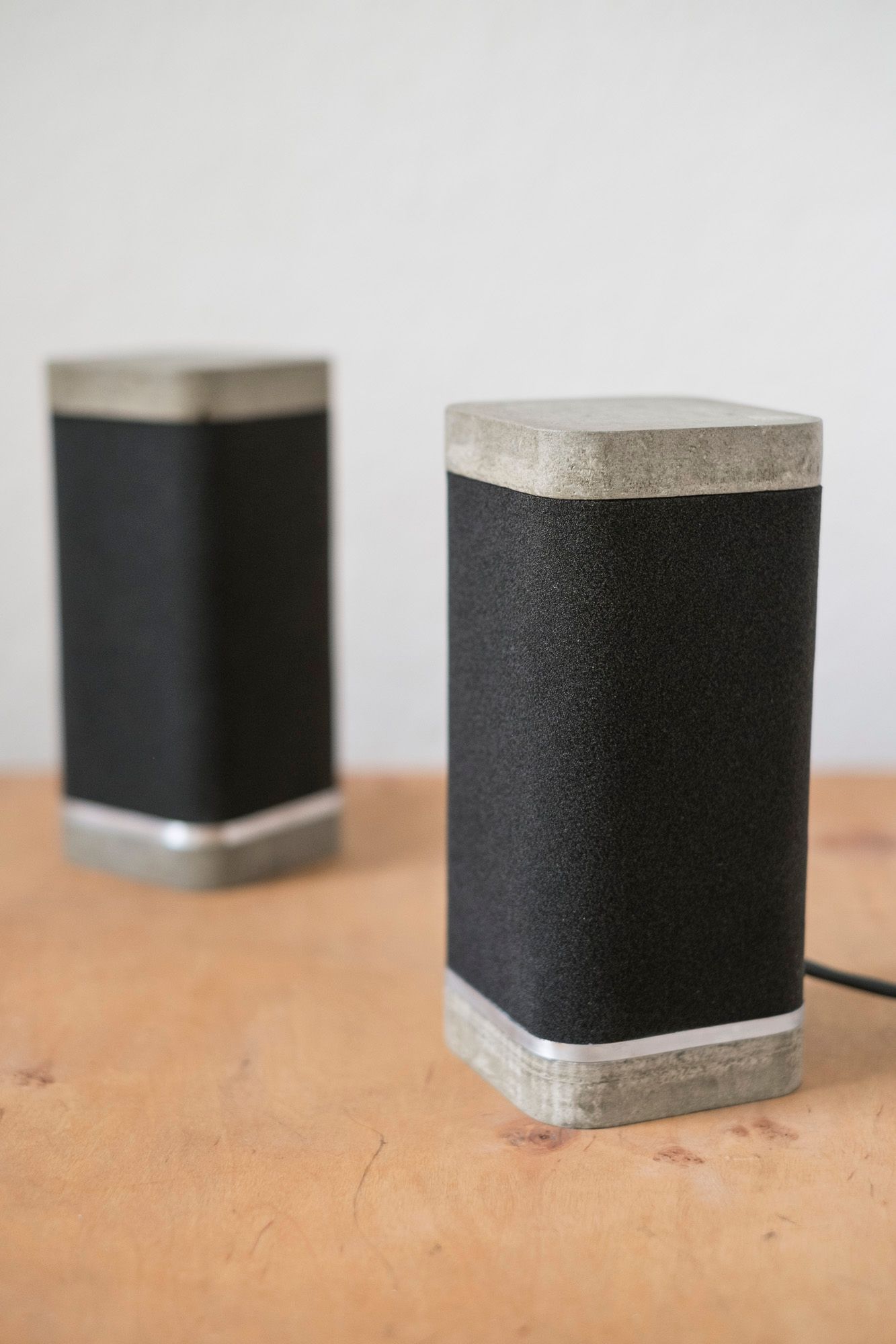 Logitech X-230 Concrete Speaker Mod 