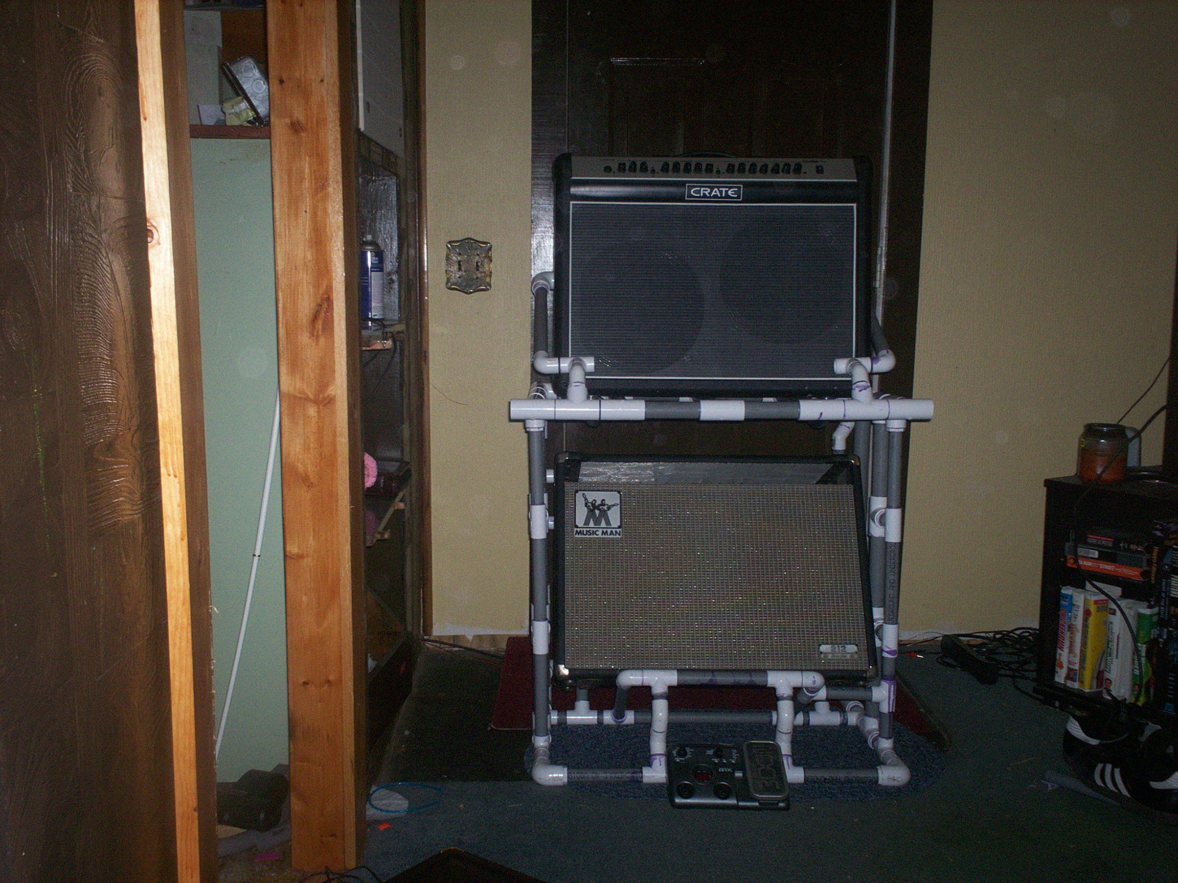 Double Guitar Amp Stand Instructables