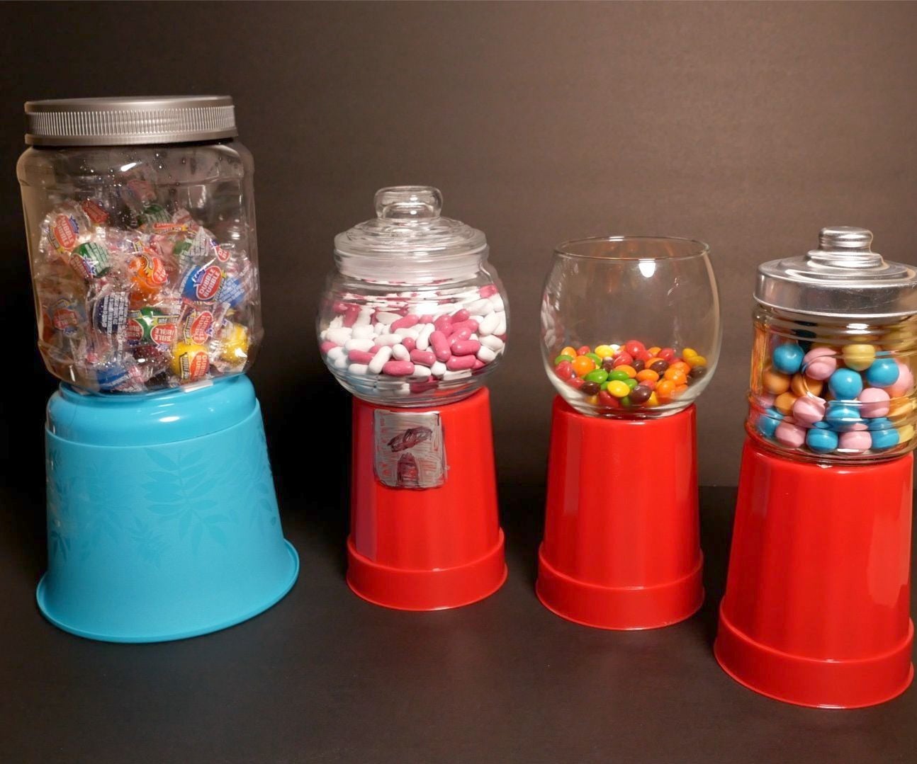 EASY 3 Dollar DIY Gumball Machines! 8 Steps Instructables